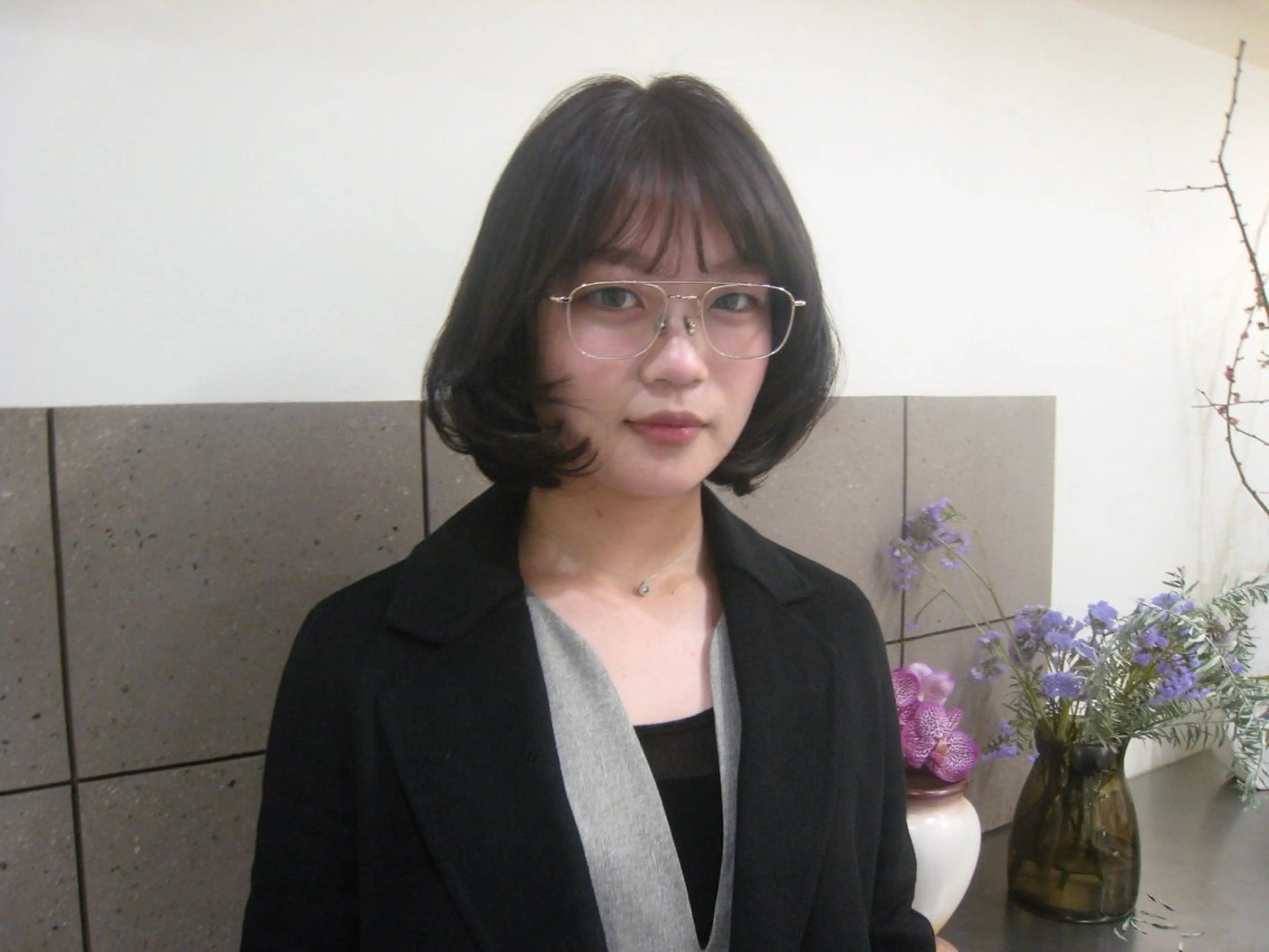 ミディアム カット ヘアカラー トリートメント natsuki /HUI 金山のヘアスタイル