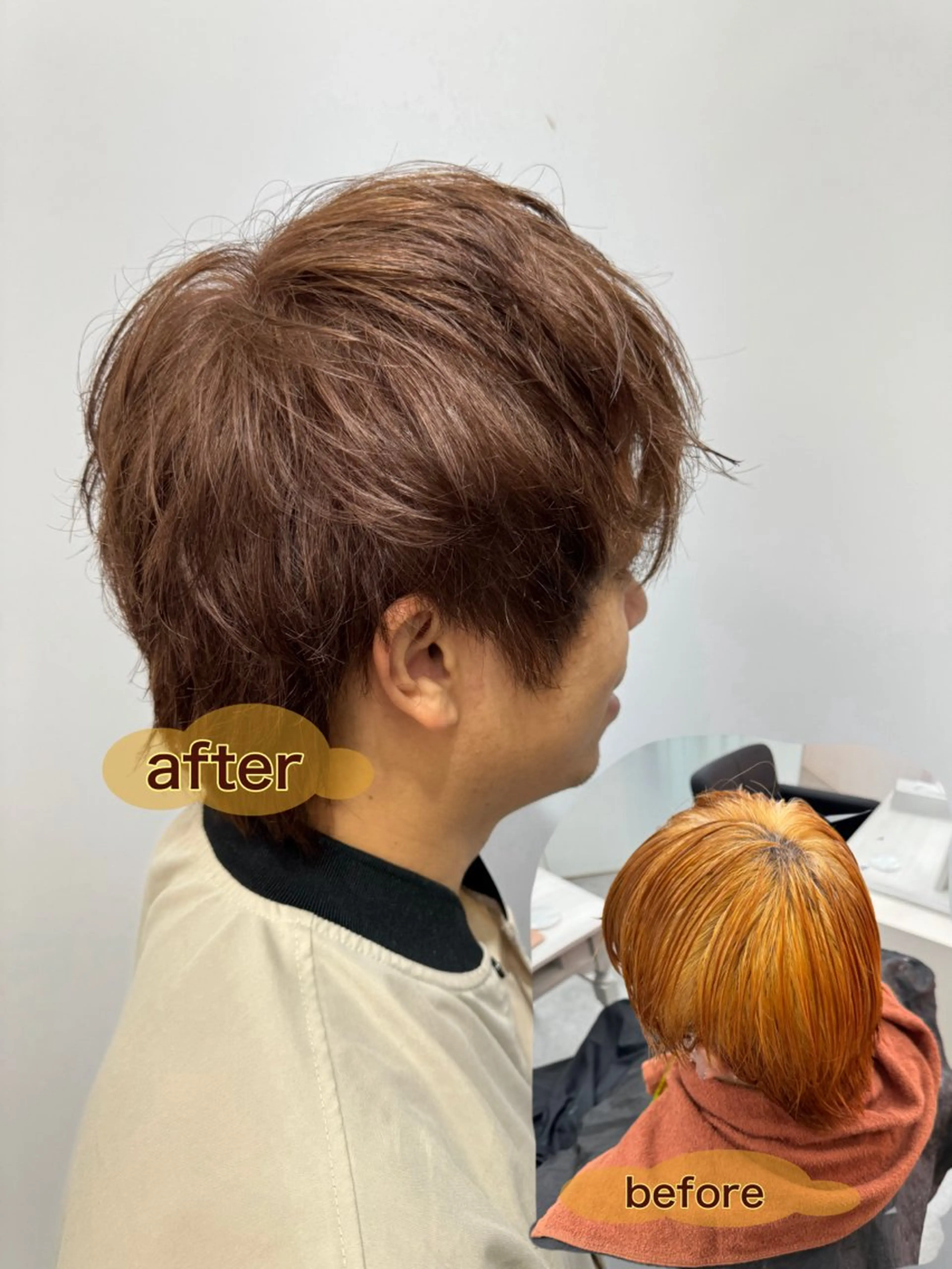 カラー メンズ NAOKI /海外風のヘアスタイル