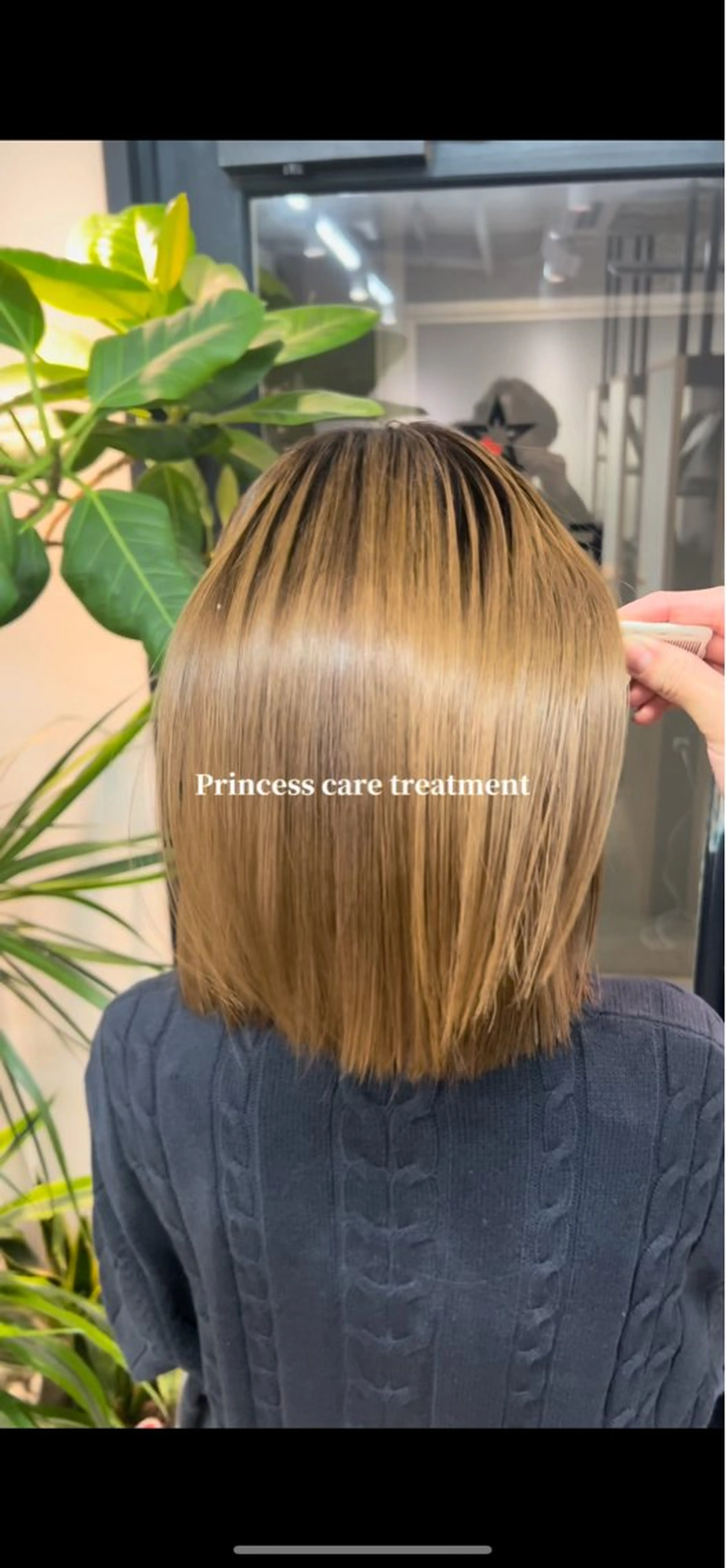 ミディアム 韓国風ヘア トリートメント Omnis所属・山中 欧輔のヘアスタイル