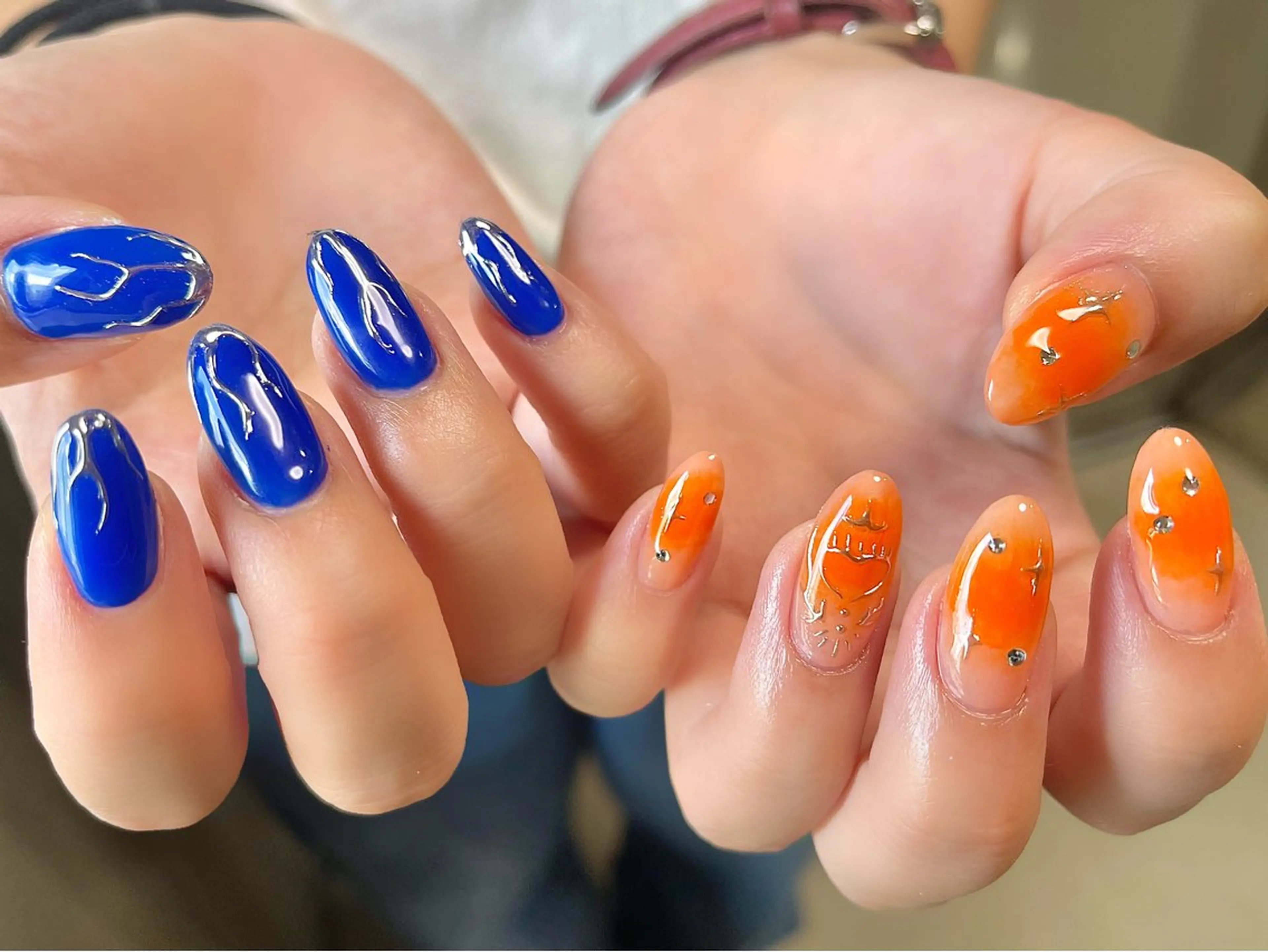 ネイル チークネイル ジェルネイル ミラーネイル パラジェル mieux HAZUKiのその他イメージ