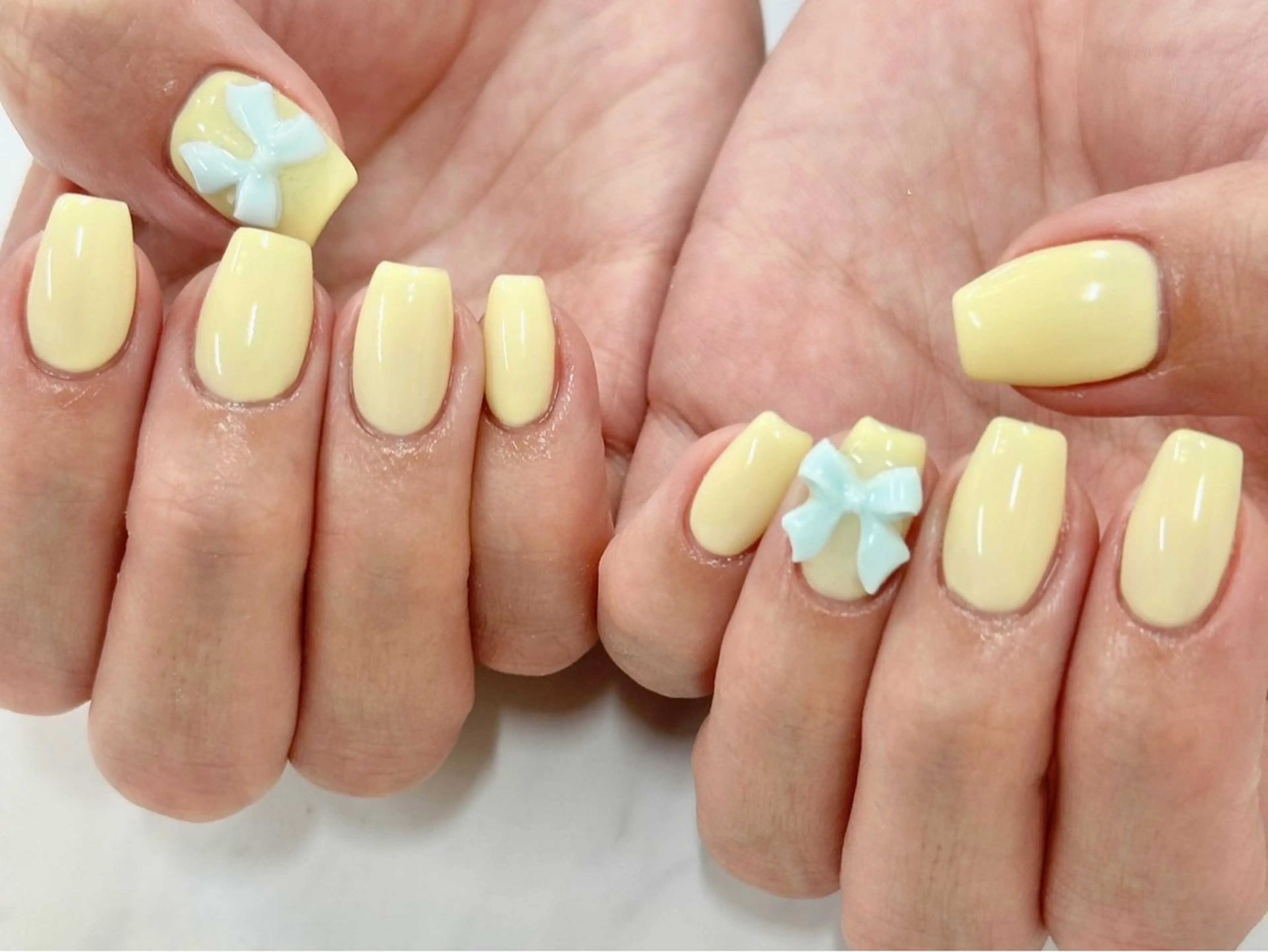 ワンカラーネイルの写真