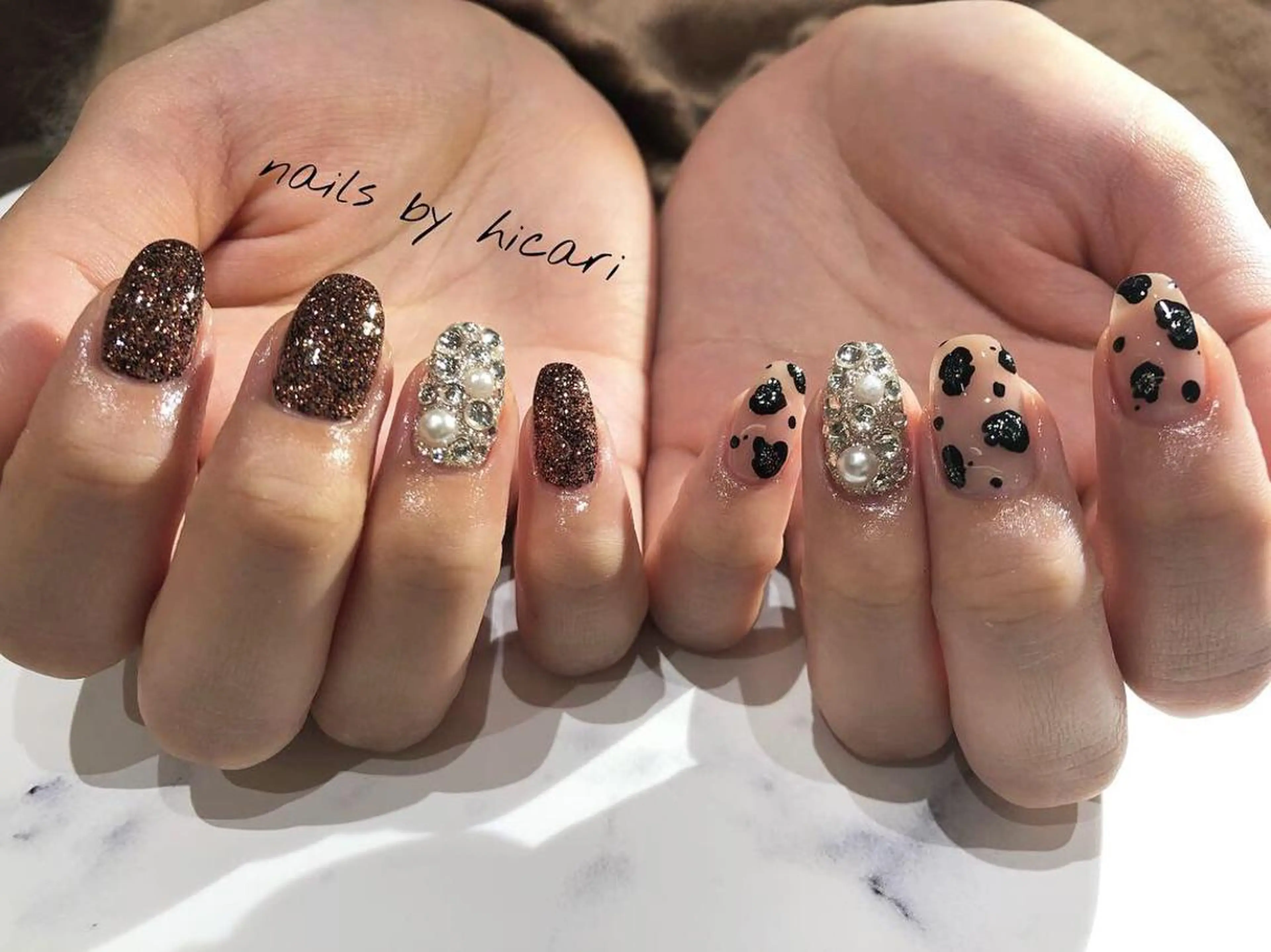 ショート カラー キッズ ネイル マツエク・マツパ ハンドネイル illum hicariのネイルデザイン