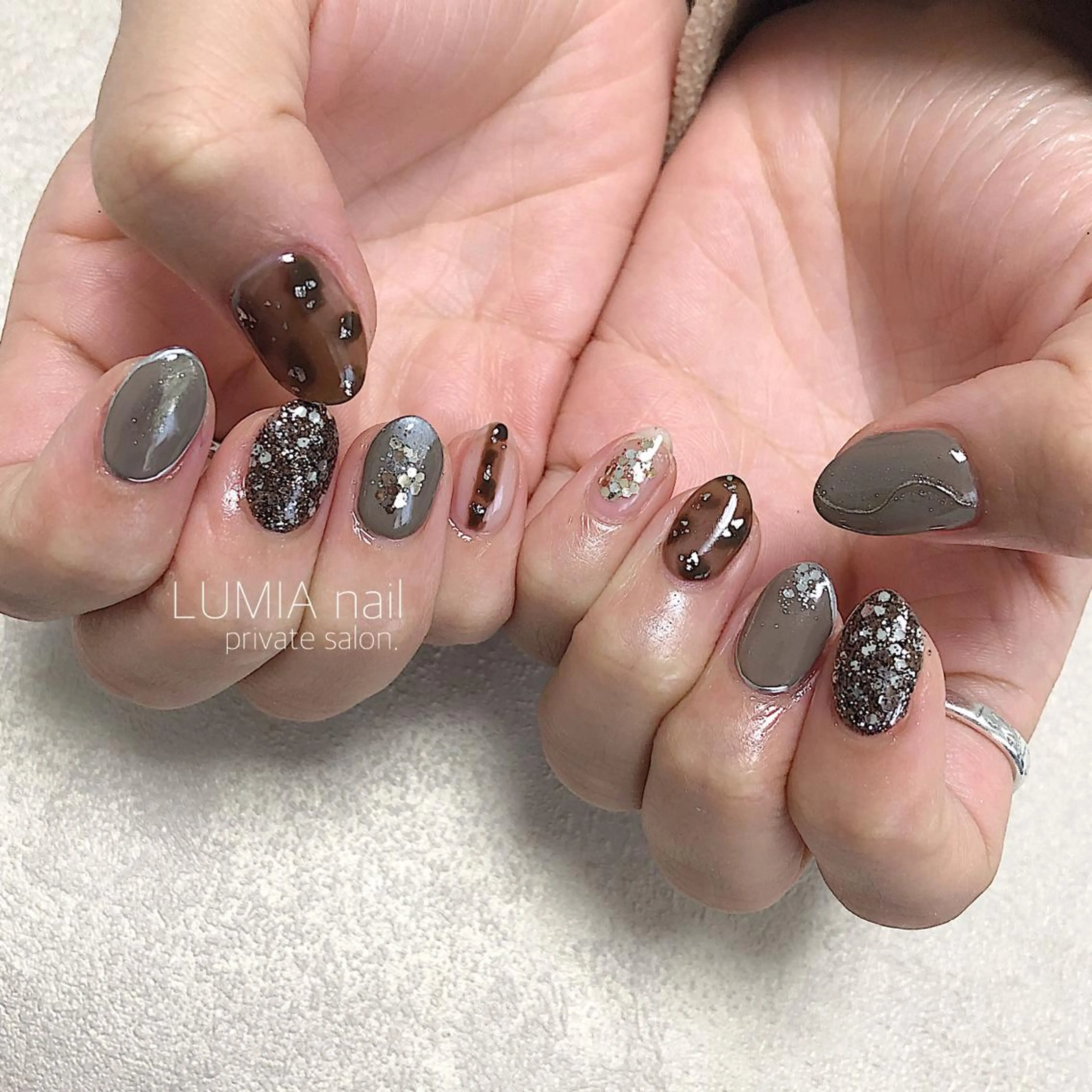 ネイル nail&eyelash Rine所属・Rine 放出 (リネ)のネイルデザイン