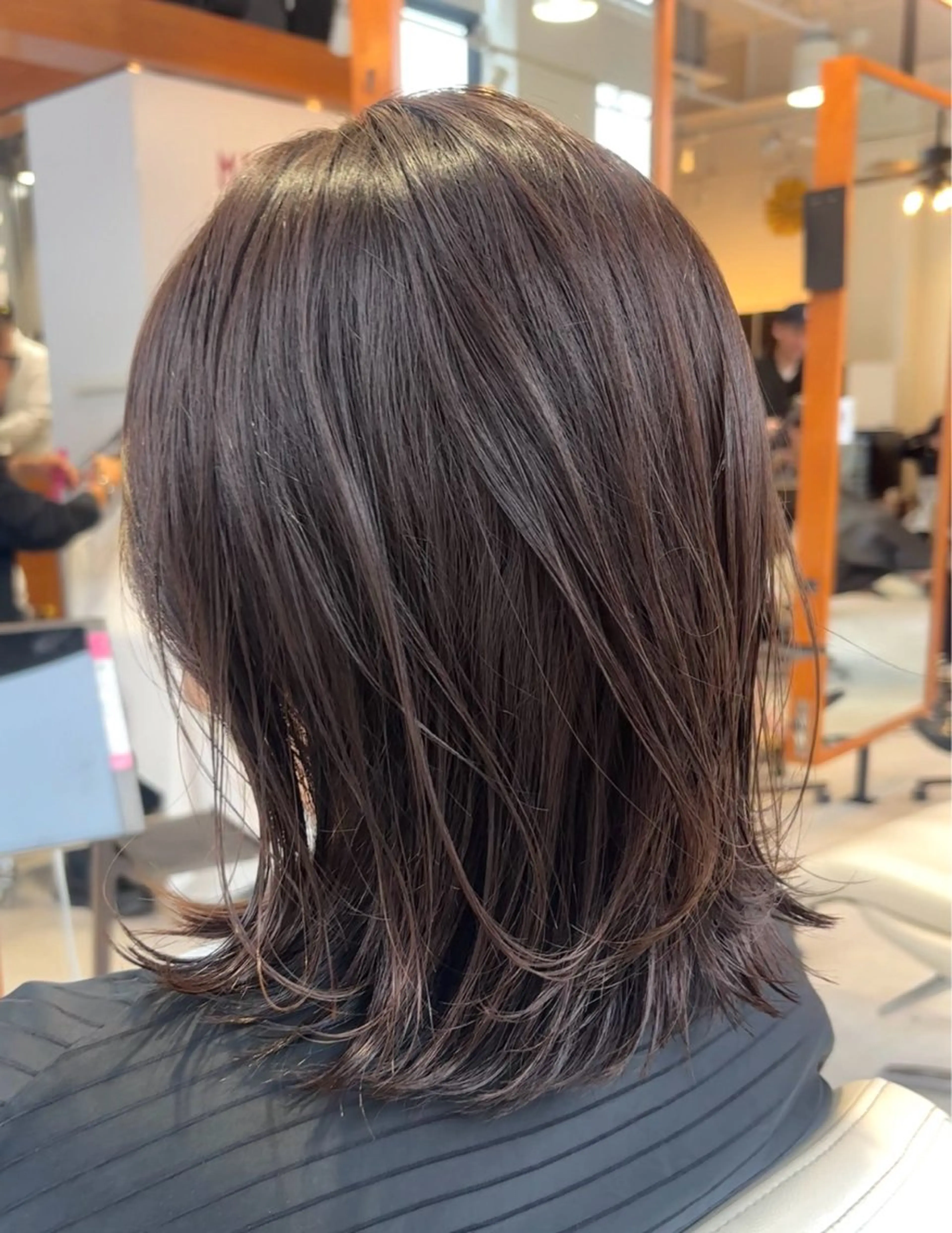 ミディアム レイヤーカット 韓国風🦋🦋モテ ヘアMIKU/表参道のヘアスタイル