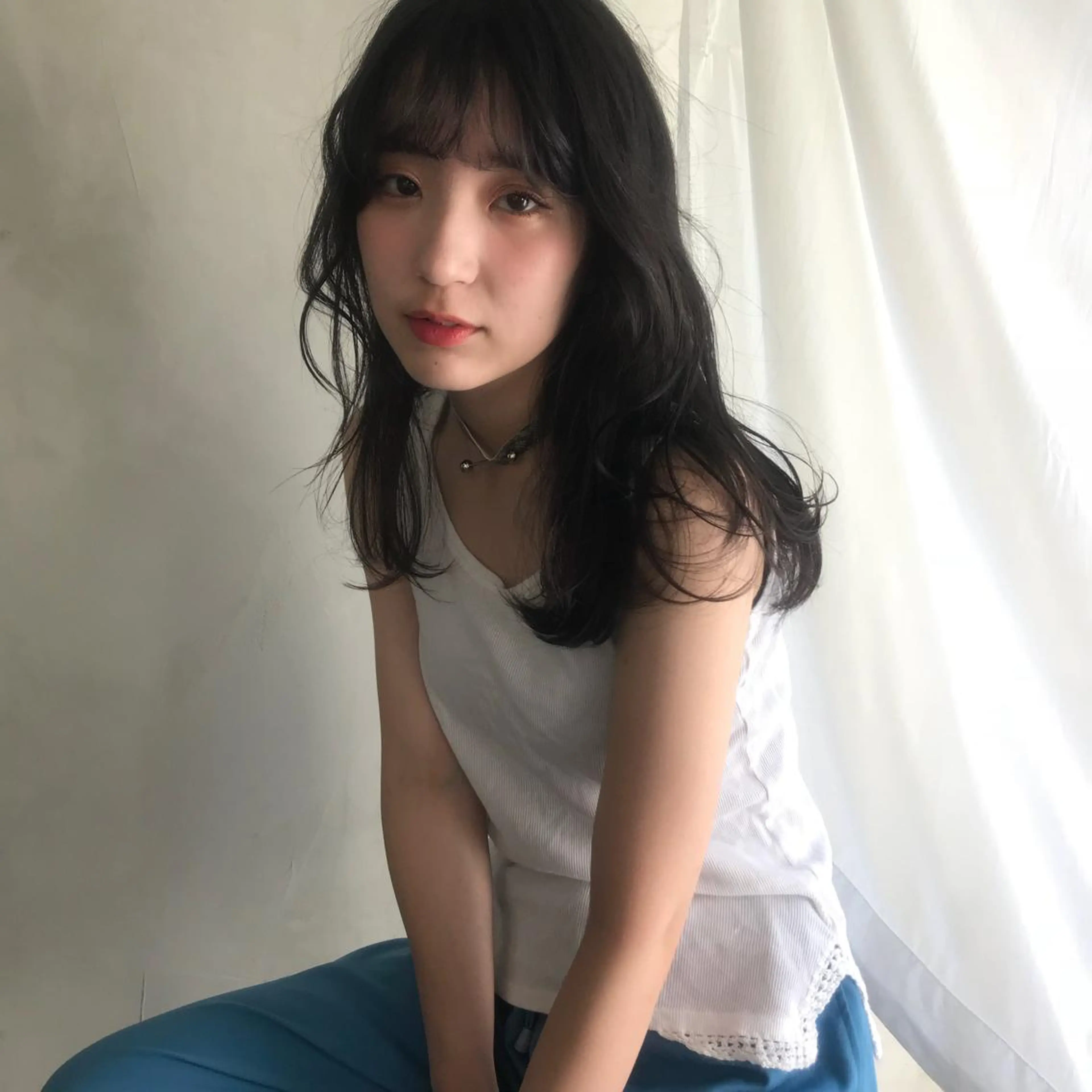 ロング 柔らかブラウン/顔周 りレイヤー♡ユウシのヘアスタイル