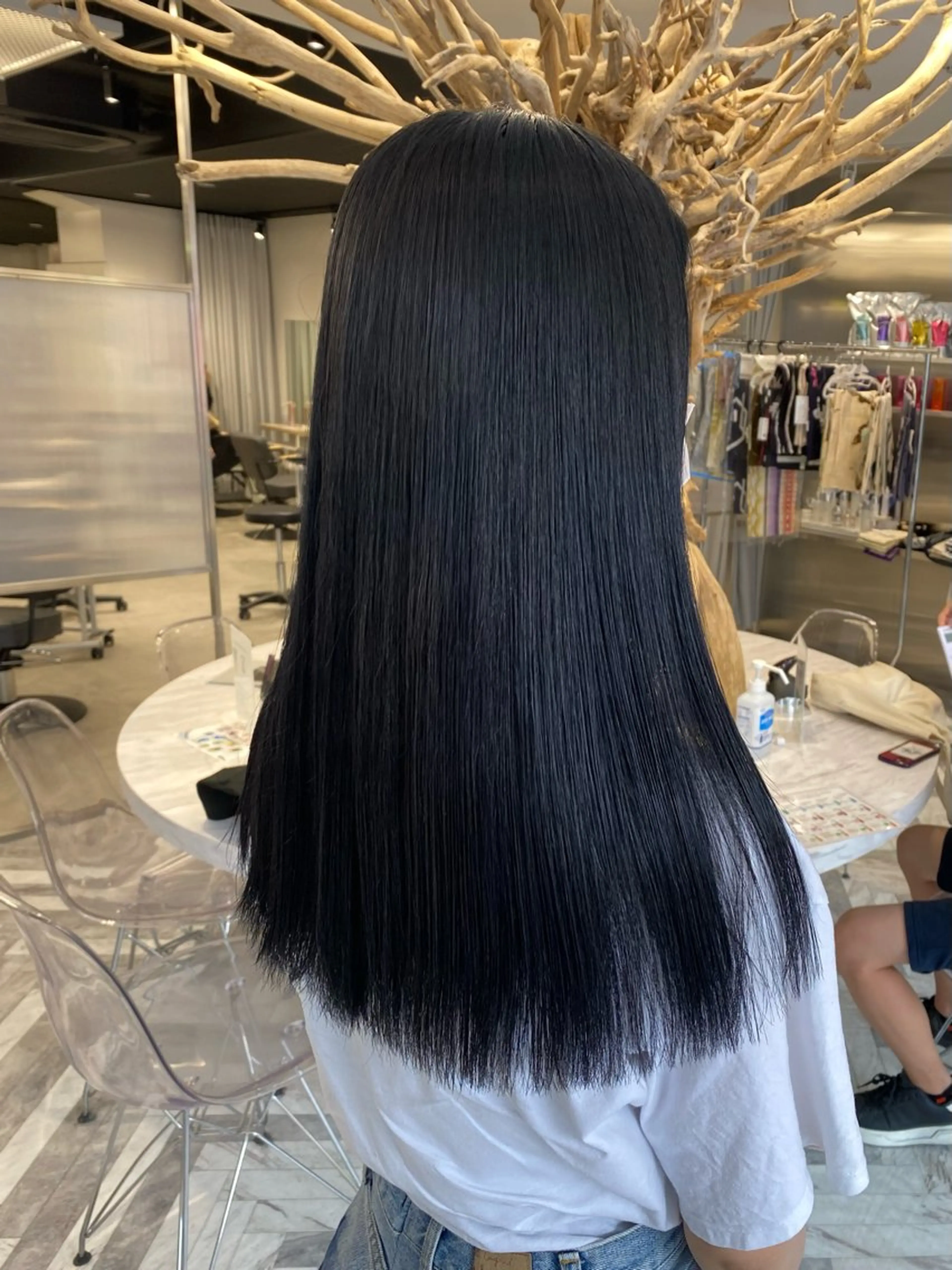 セミロング カラー セミロングパーマ バレイヤージュ ブリーチ ケアブリーチ ダブルカラー ヘアカラー シャドウパーマ/ ルーズパーマ/メンズのヘアスタイル