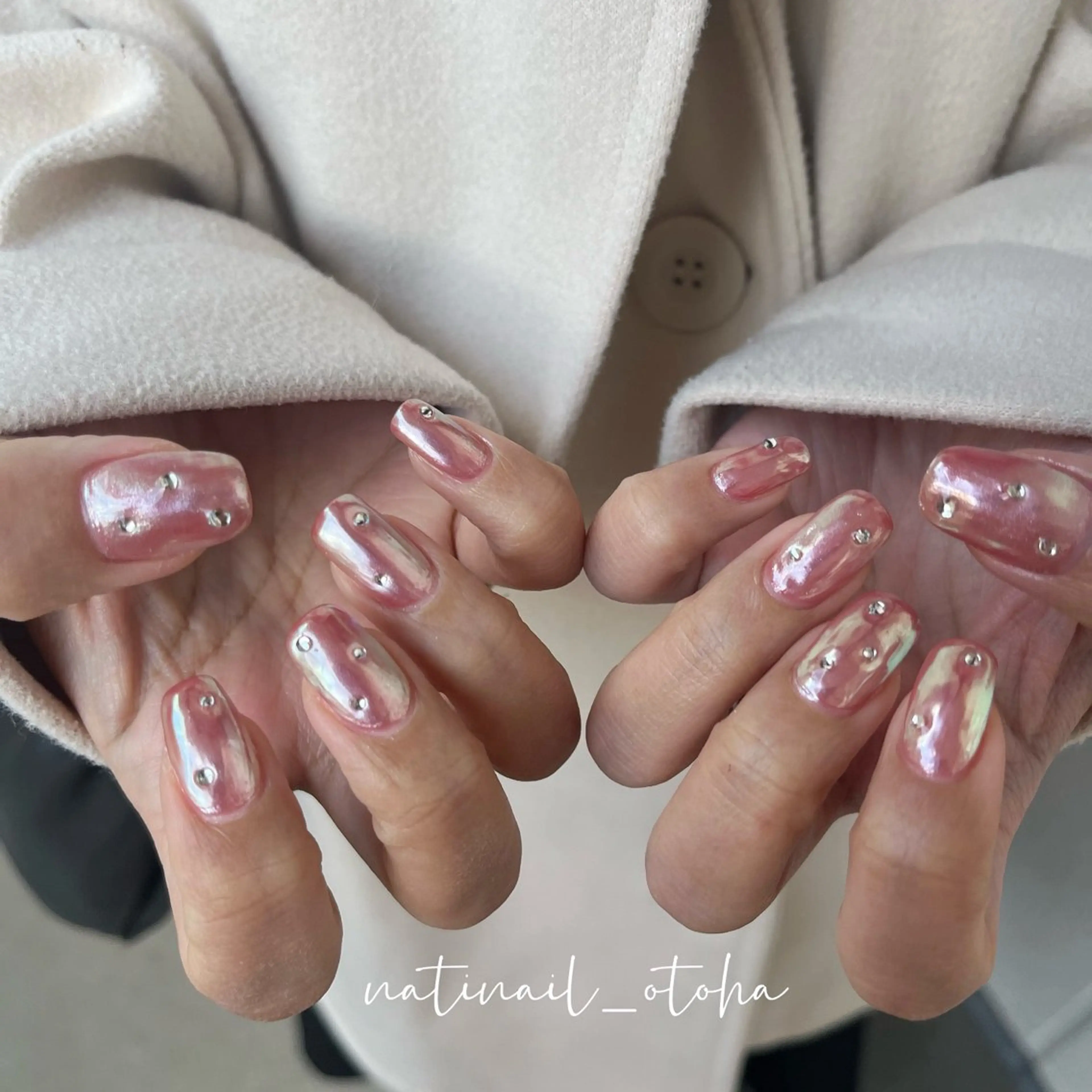 ネイル オーロラネイル natinail_otoha所属・toa. nailのネイルデザイン