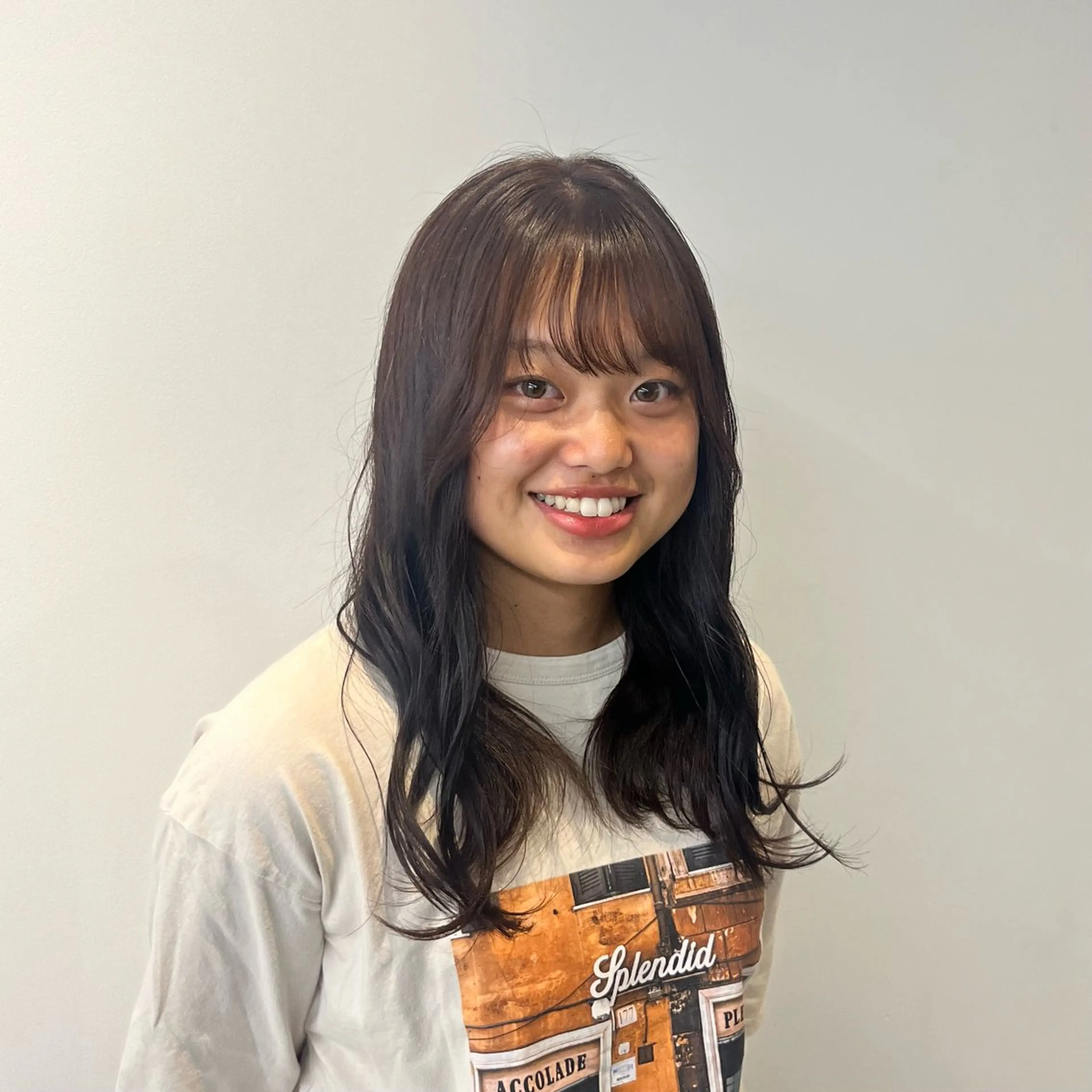 ロング カラー ブラウンカラー ヘアカラー 【sica】 レナのヘアスタイル