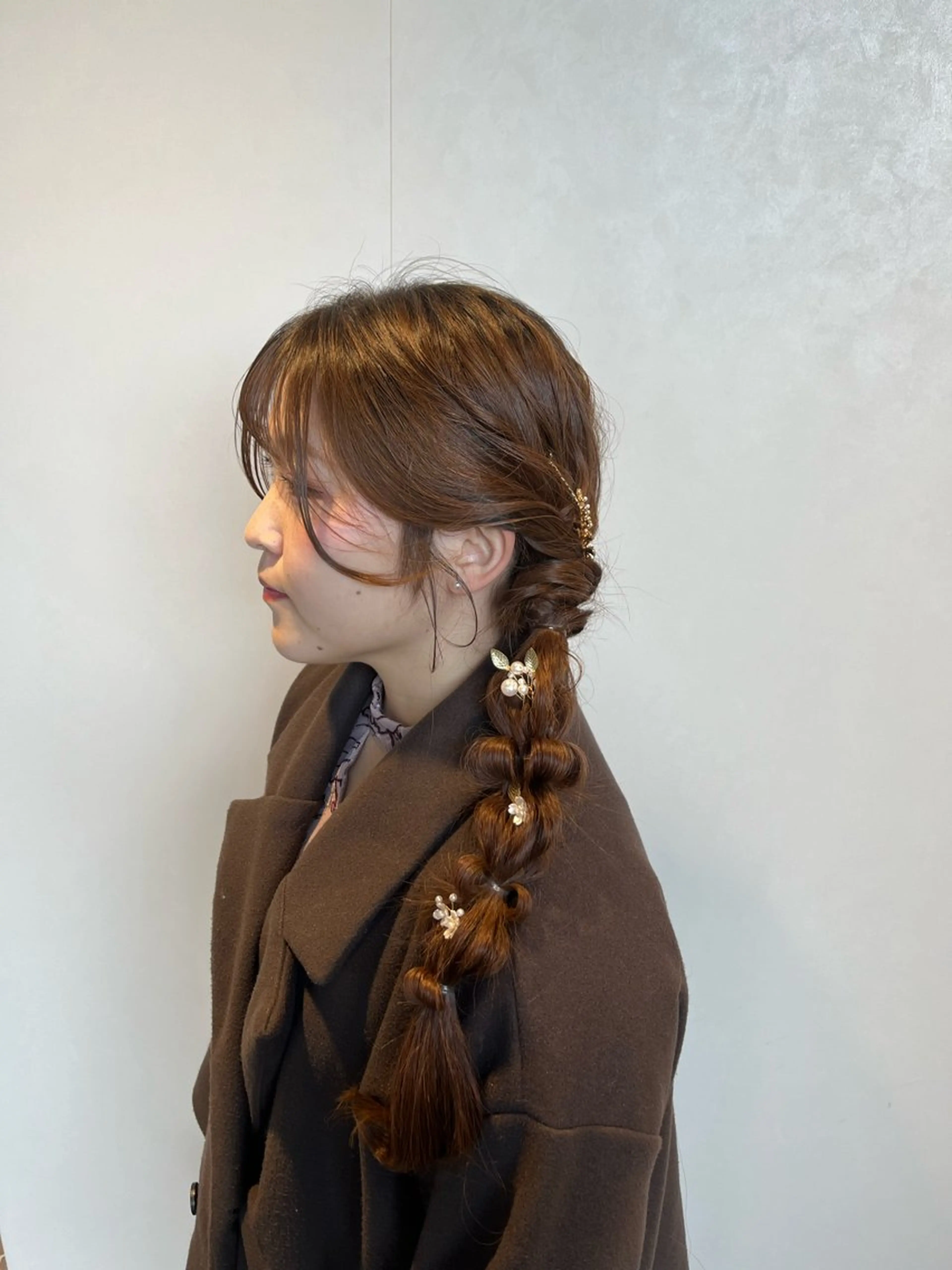 ロング ヘアセット SALOWIN大宮crest所属・大宮レイヤーカット× 透明感カラー　rioのヘアスタイル