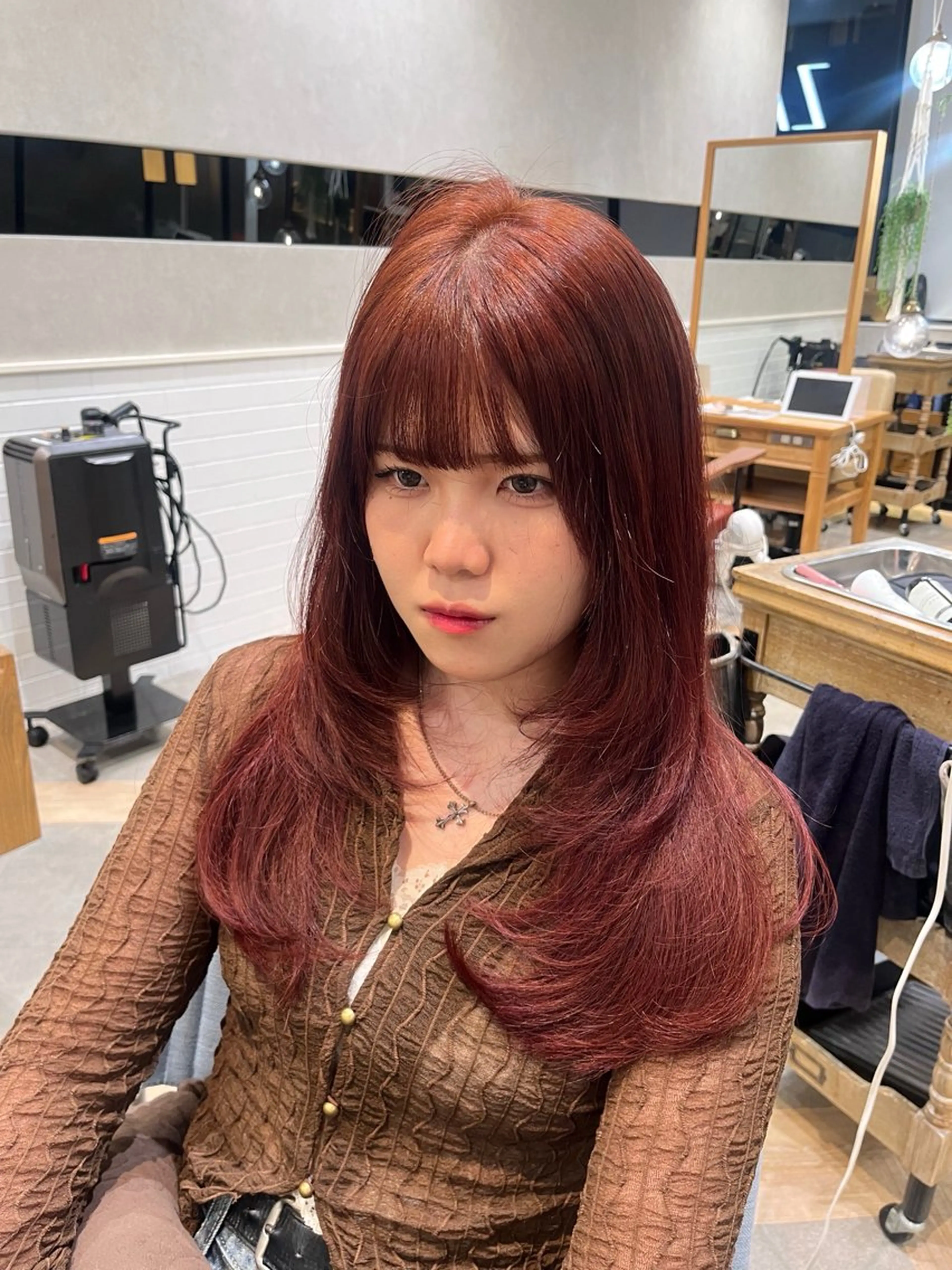 ロング 糠信 咲梨のヘアスタイル