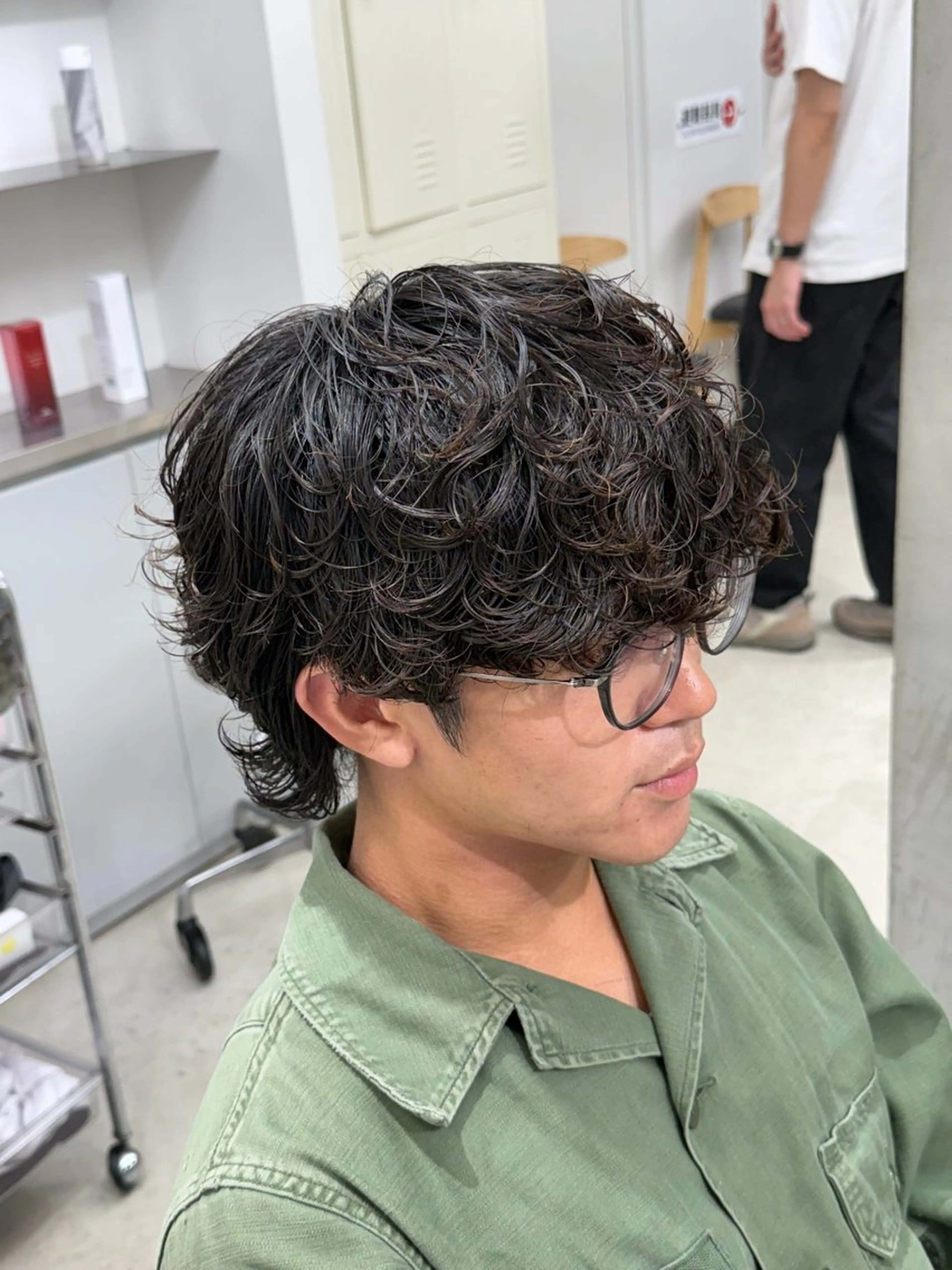 パーマ メンズ 深谷 侑亮のヘアスタイル