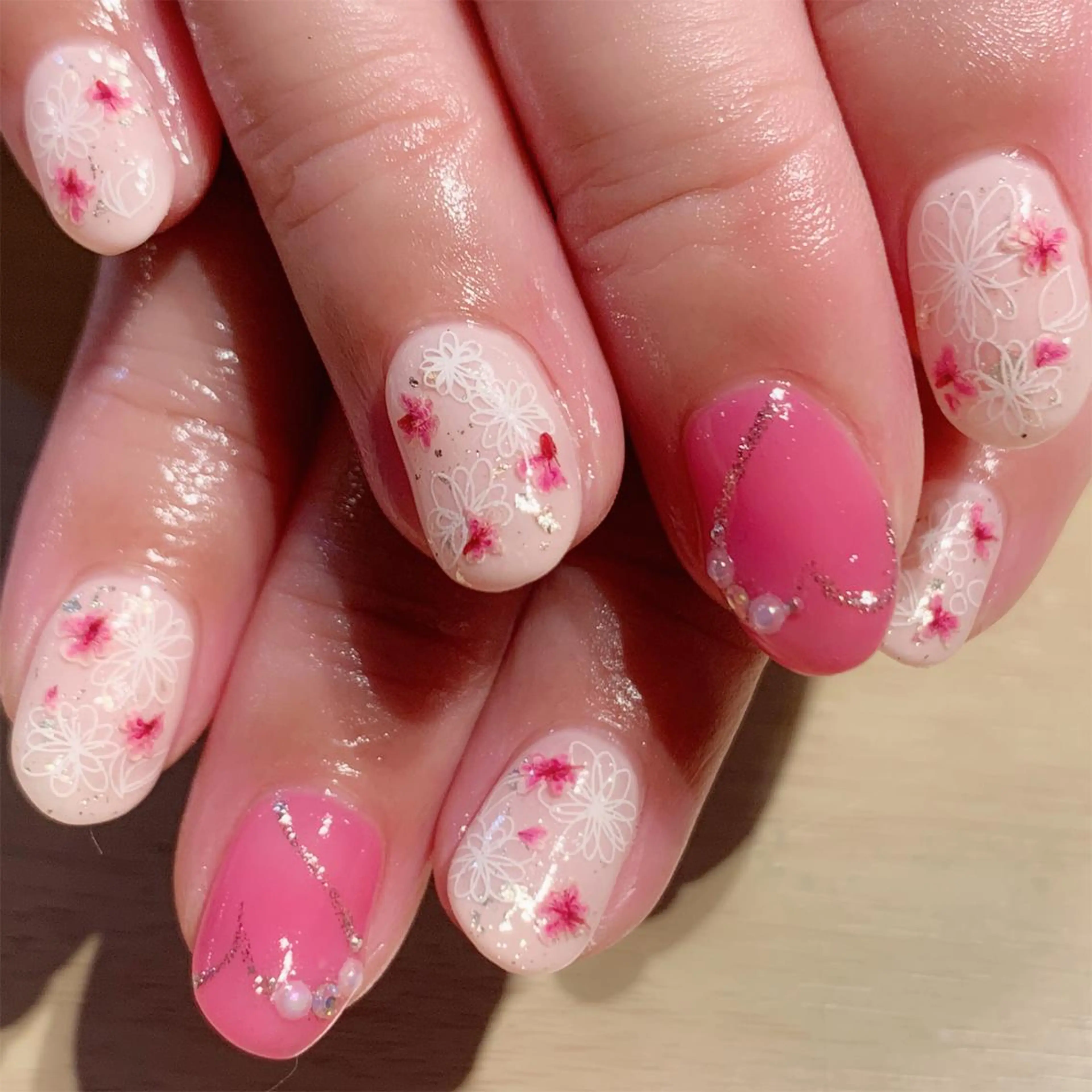 ネイル フラワーネイル Nail Space R所属・ネイルスペースR 小林のネイルデザイン