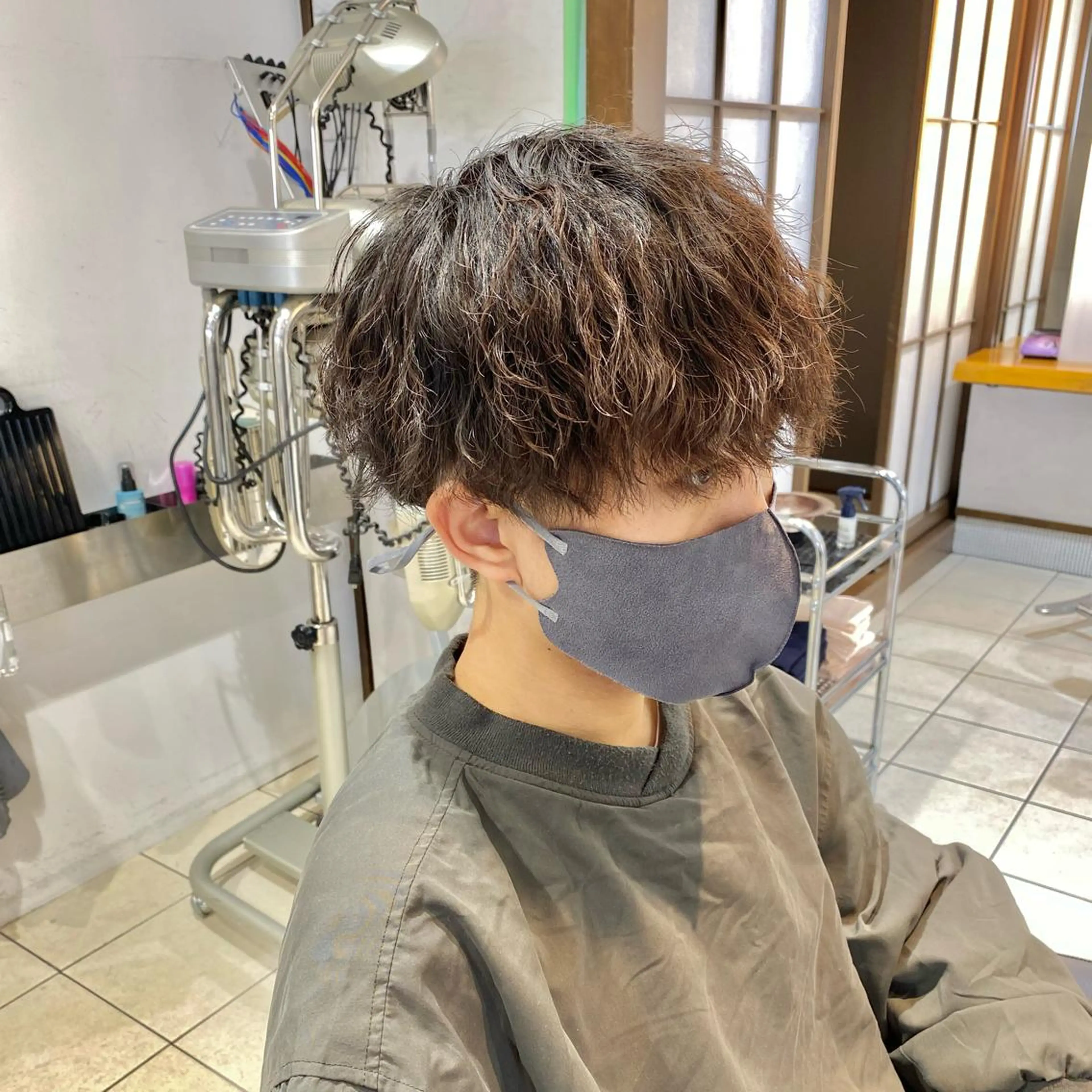 パーマ メンズ 山田勇真 ボブ/縮毛矯正/金山のヘアスタイル