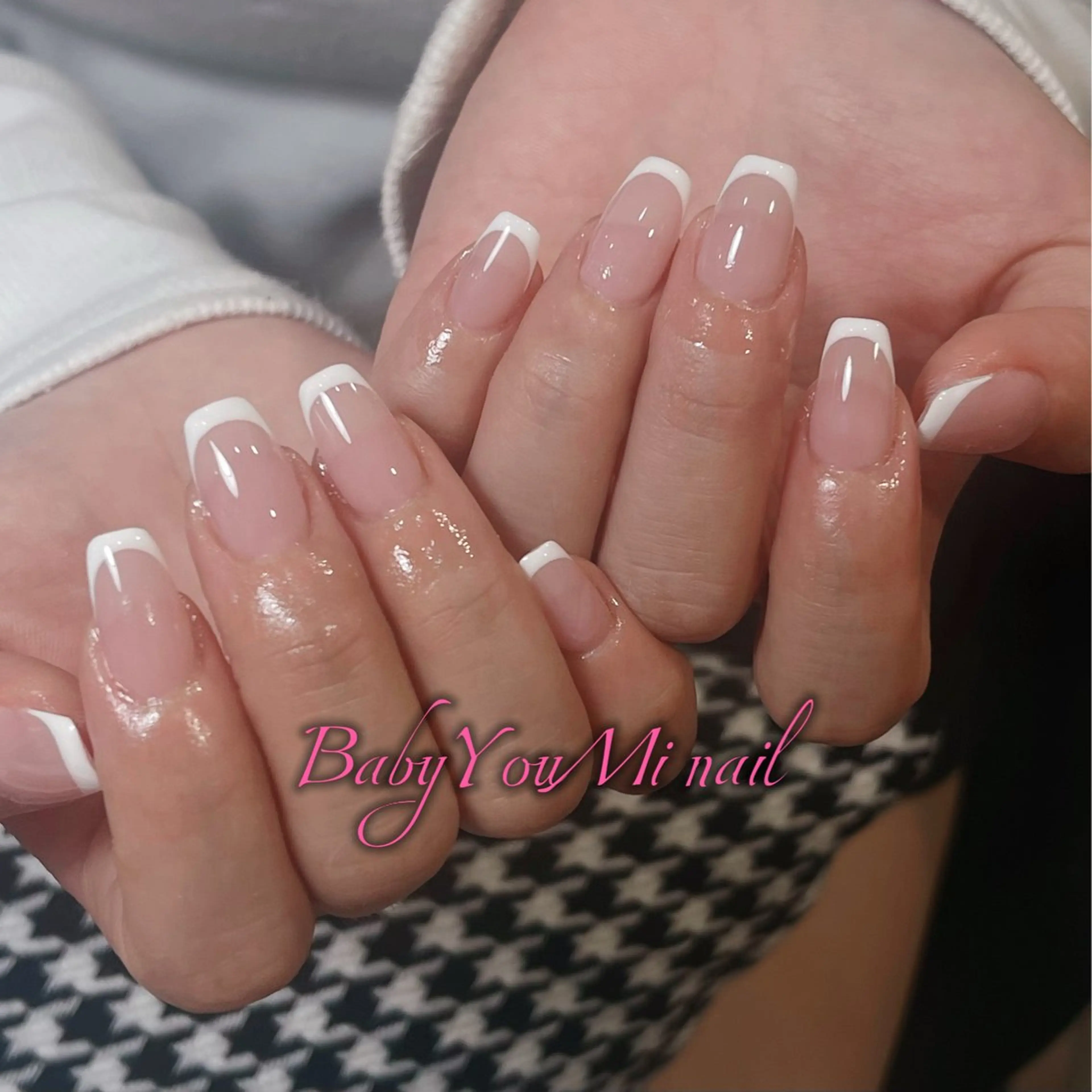 ネイル オーロラネイル フラワーネイル フットネイル フレンチネイル ジェルネイル ハンドネイル BabyYouMi ねねのネイルデザイン