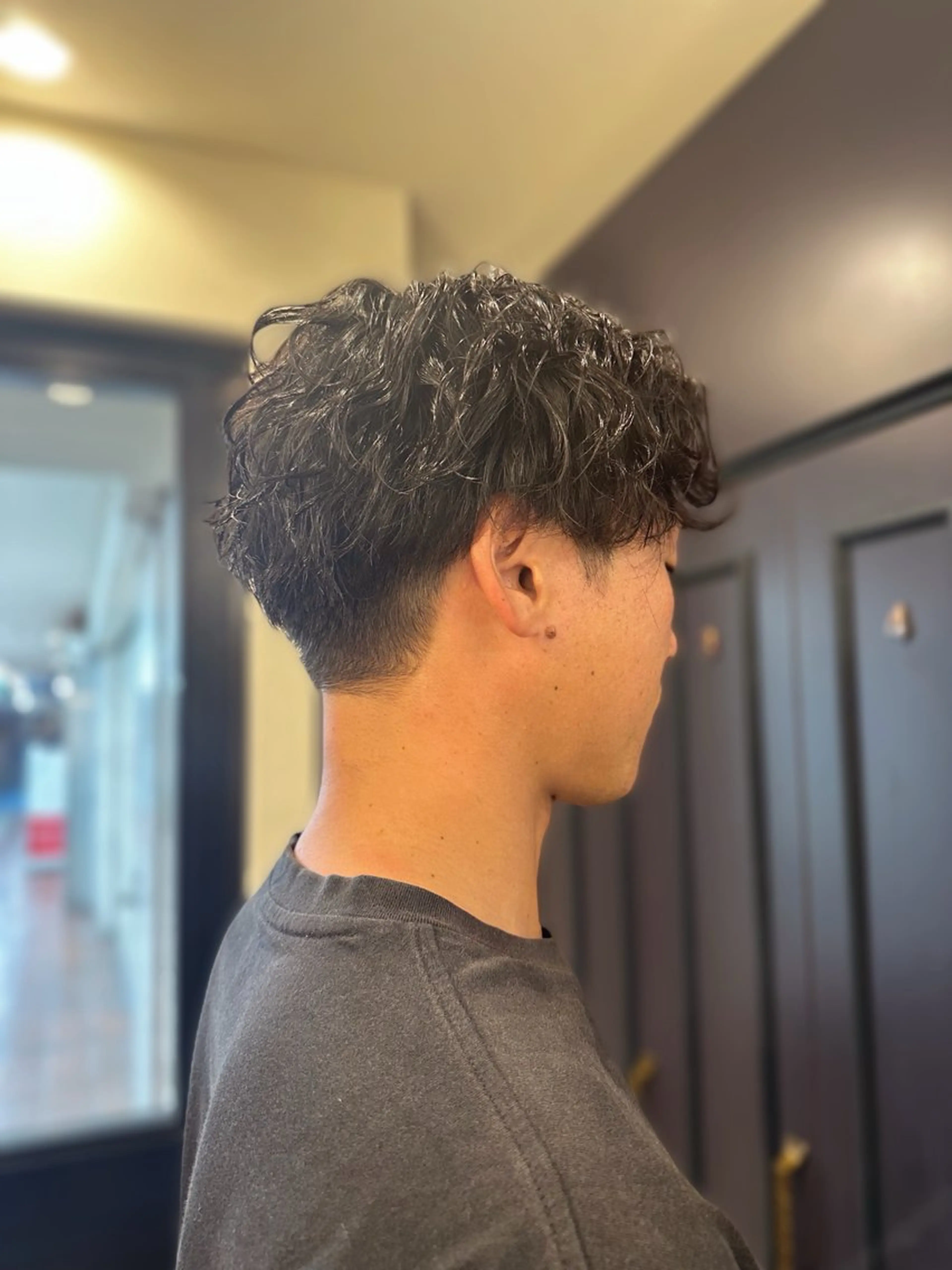 パーマ メンズ メンズパーマ 波巻きパーマ hair Dr. VEGA所属・池田 玖留美のヘアスタイル