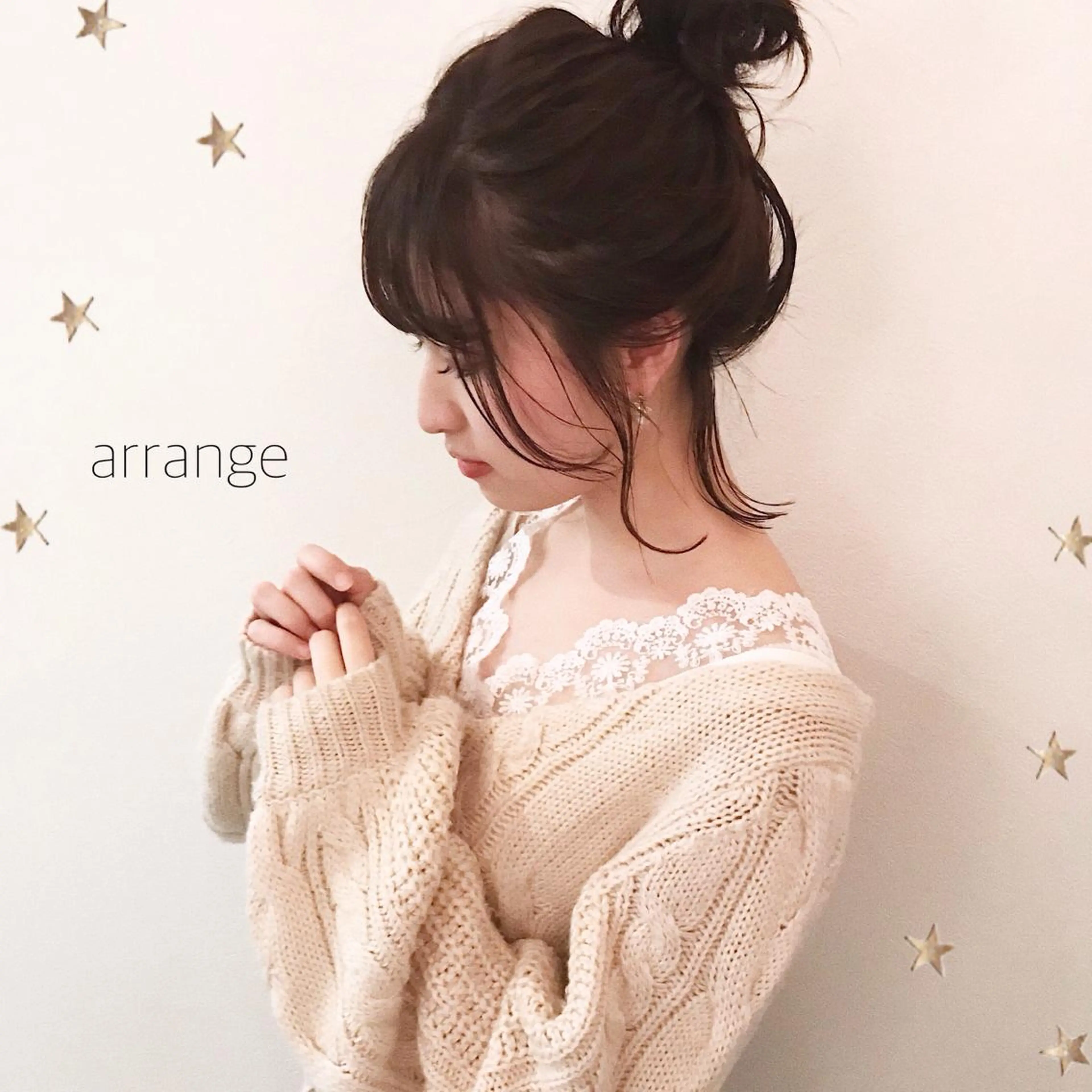 ミディアム ヘアアレンジ salon AKIRA所属・市川 千夏のヘアスタイル