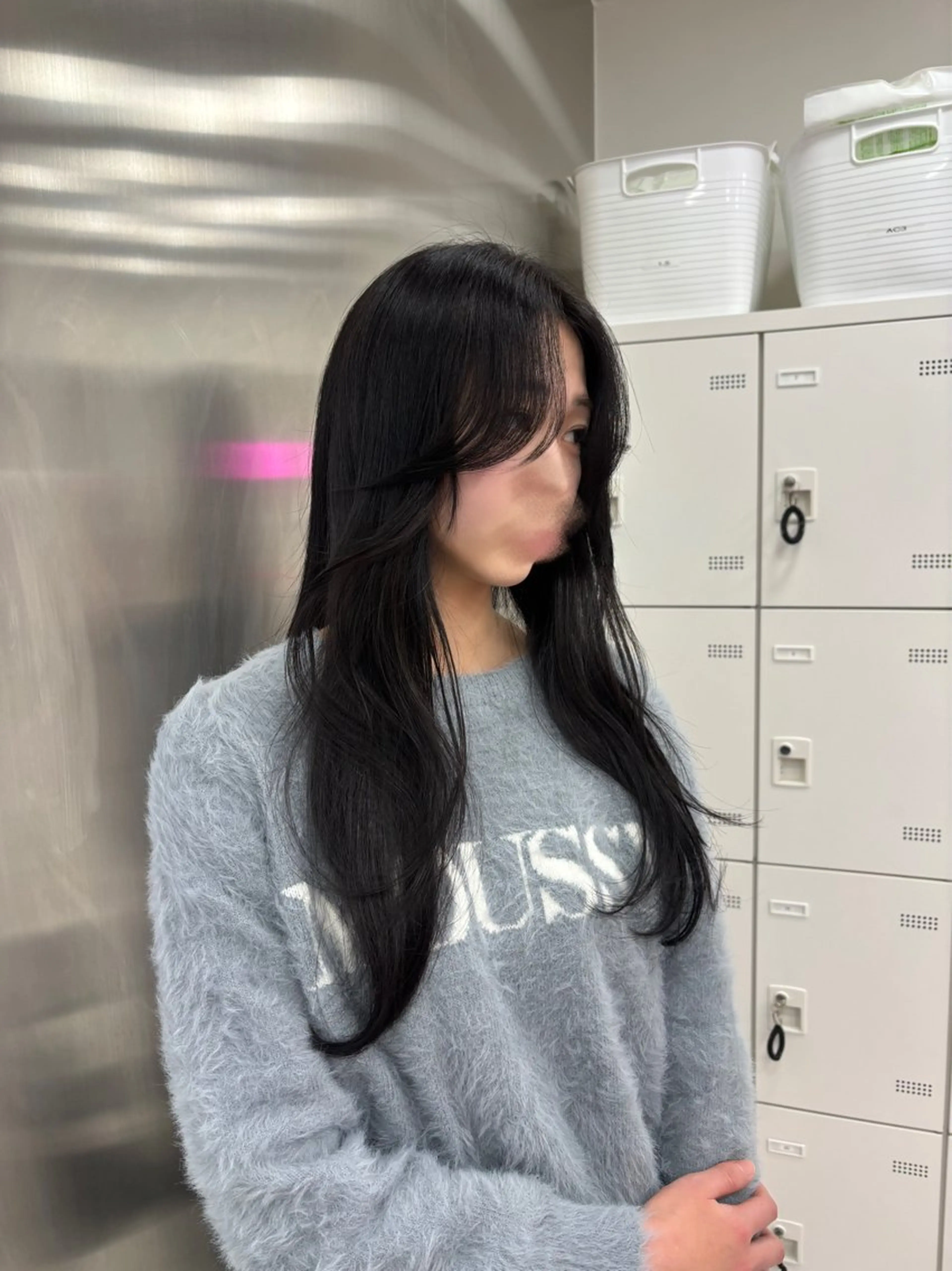 ロング カラー カット ヘアカラー トリートメント ヘッドスパ ヘアセット 表参道ハッシュカット レイヤー/リノンのヘアスタイル