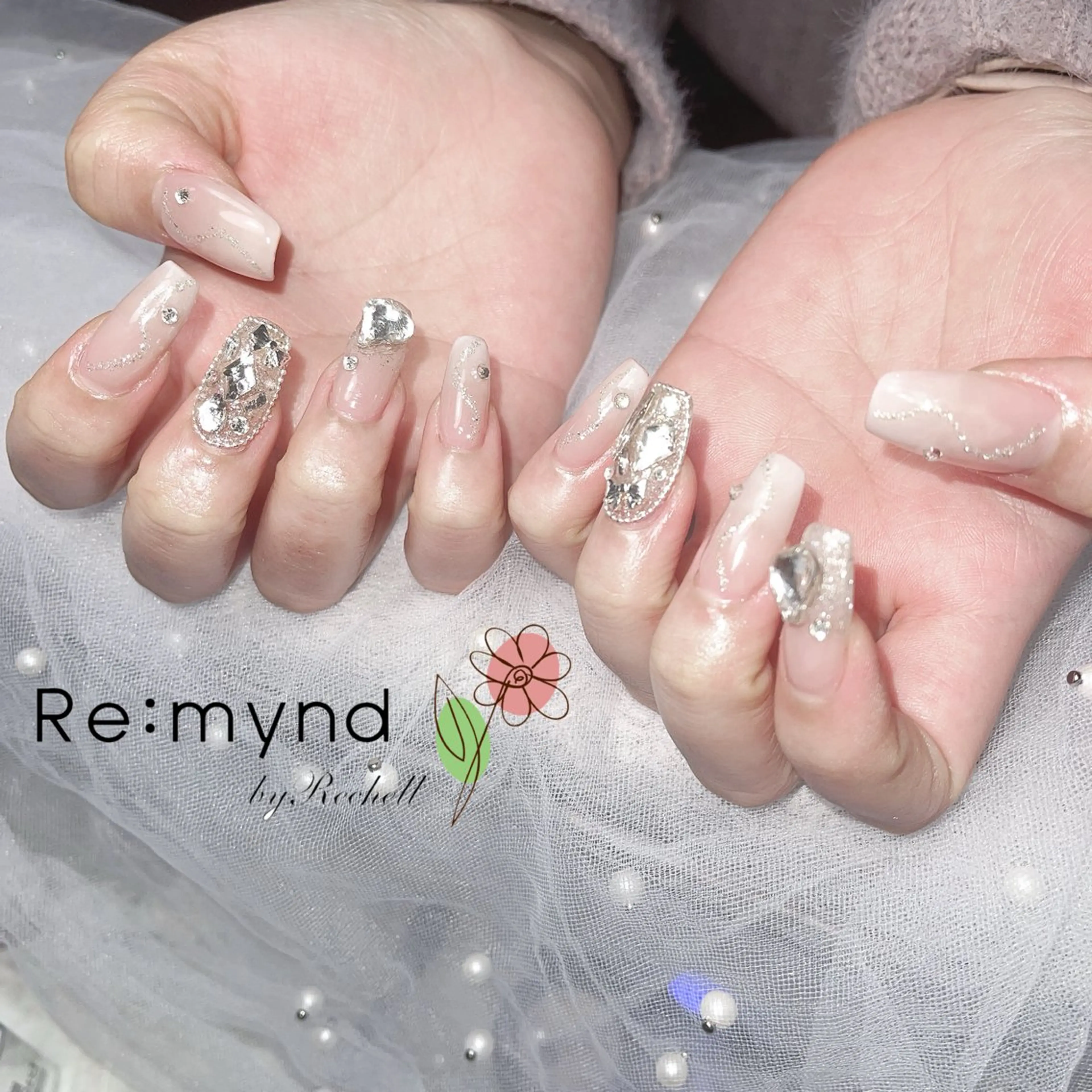 ネイル アートネイル 持ち込み Re:mynd リマインドのネイルデザイン