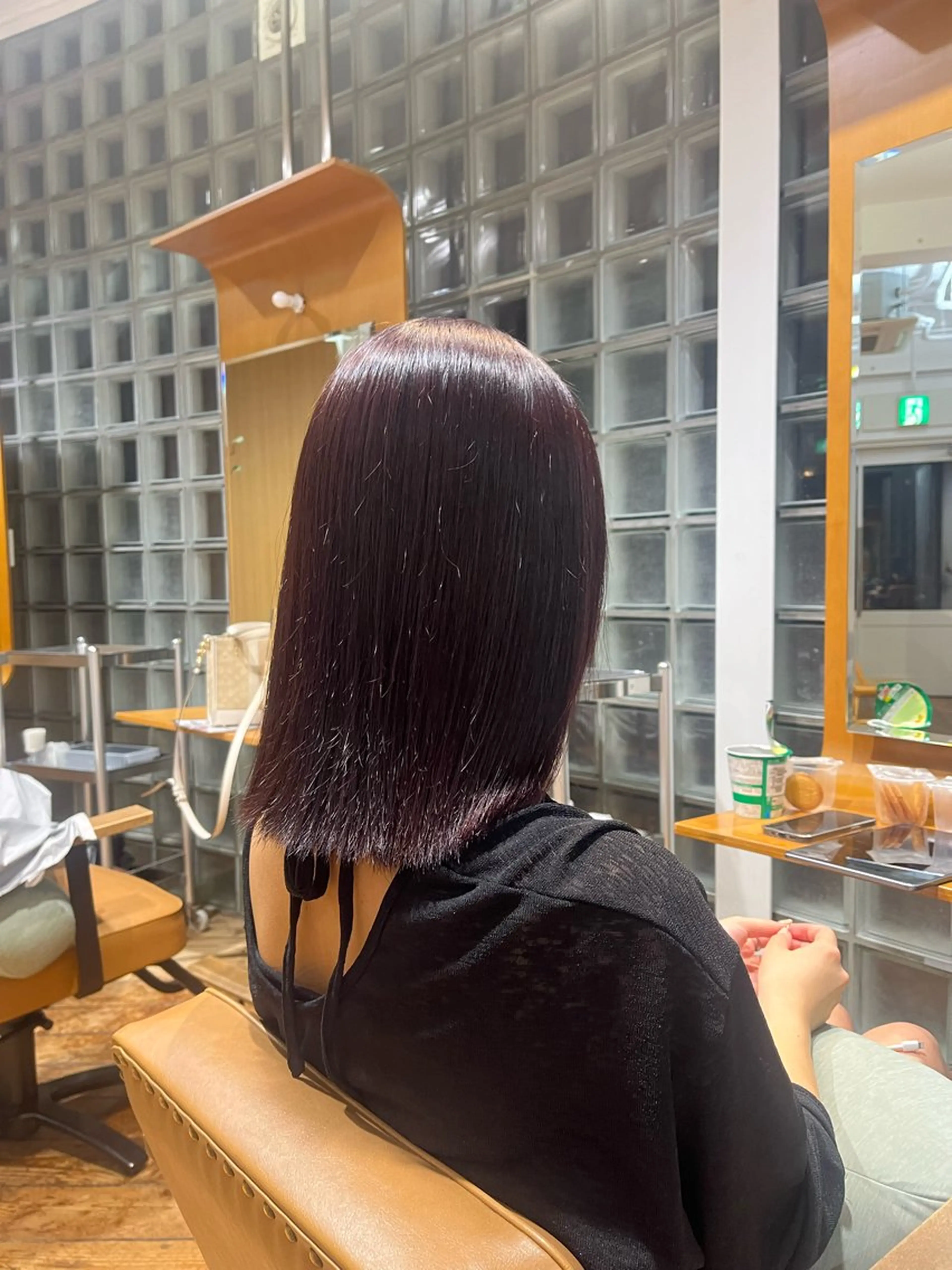 セミロング パーマ カット/パーマモデル 募集🩵　yukaのヘアスタイル