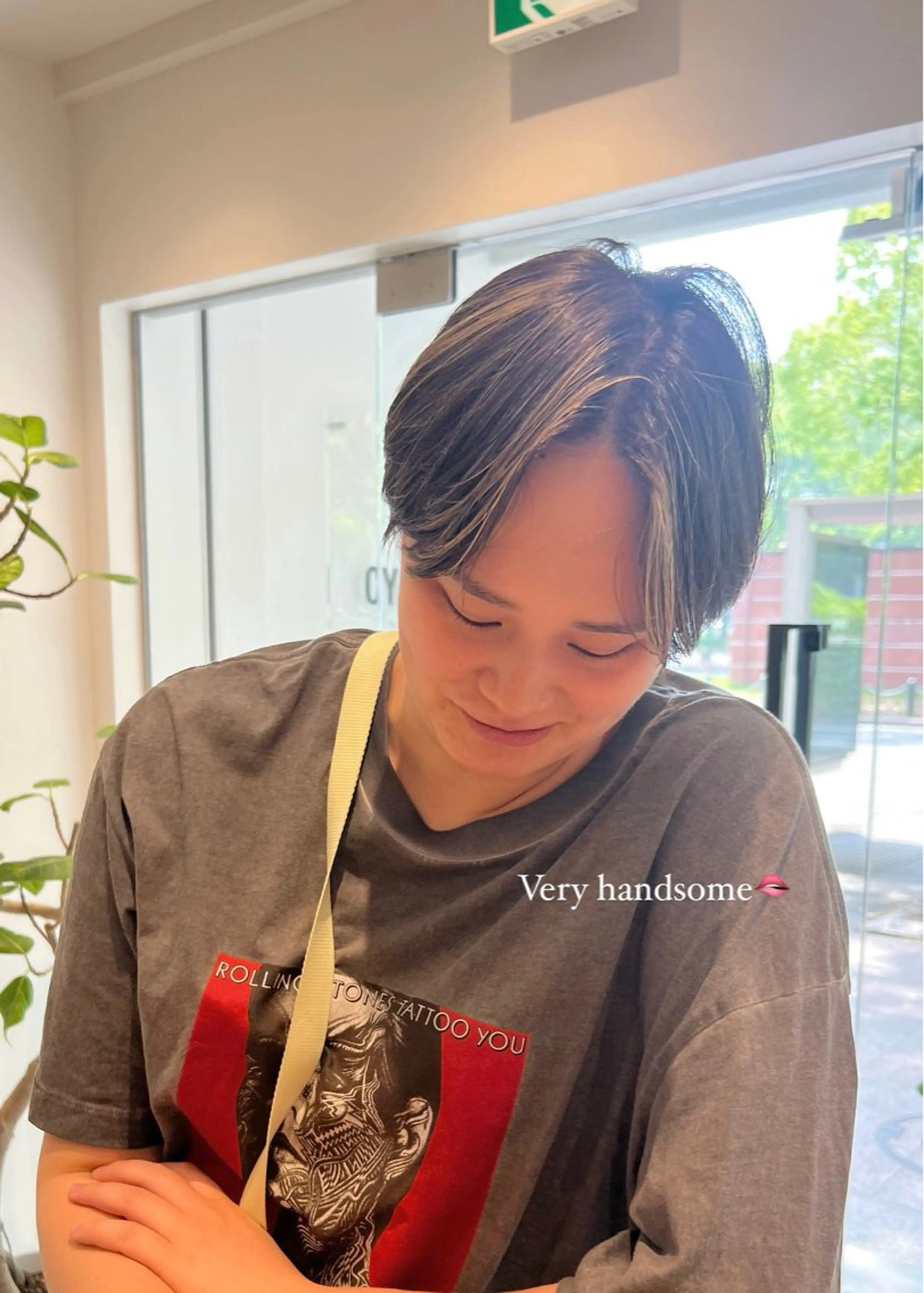 ショート ハンサムショート ハイライト ショートヘア パーマ/名古屋パーマ / コデラ ナナホのヘアスタイル