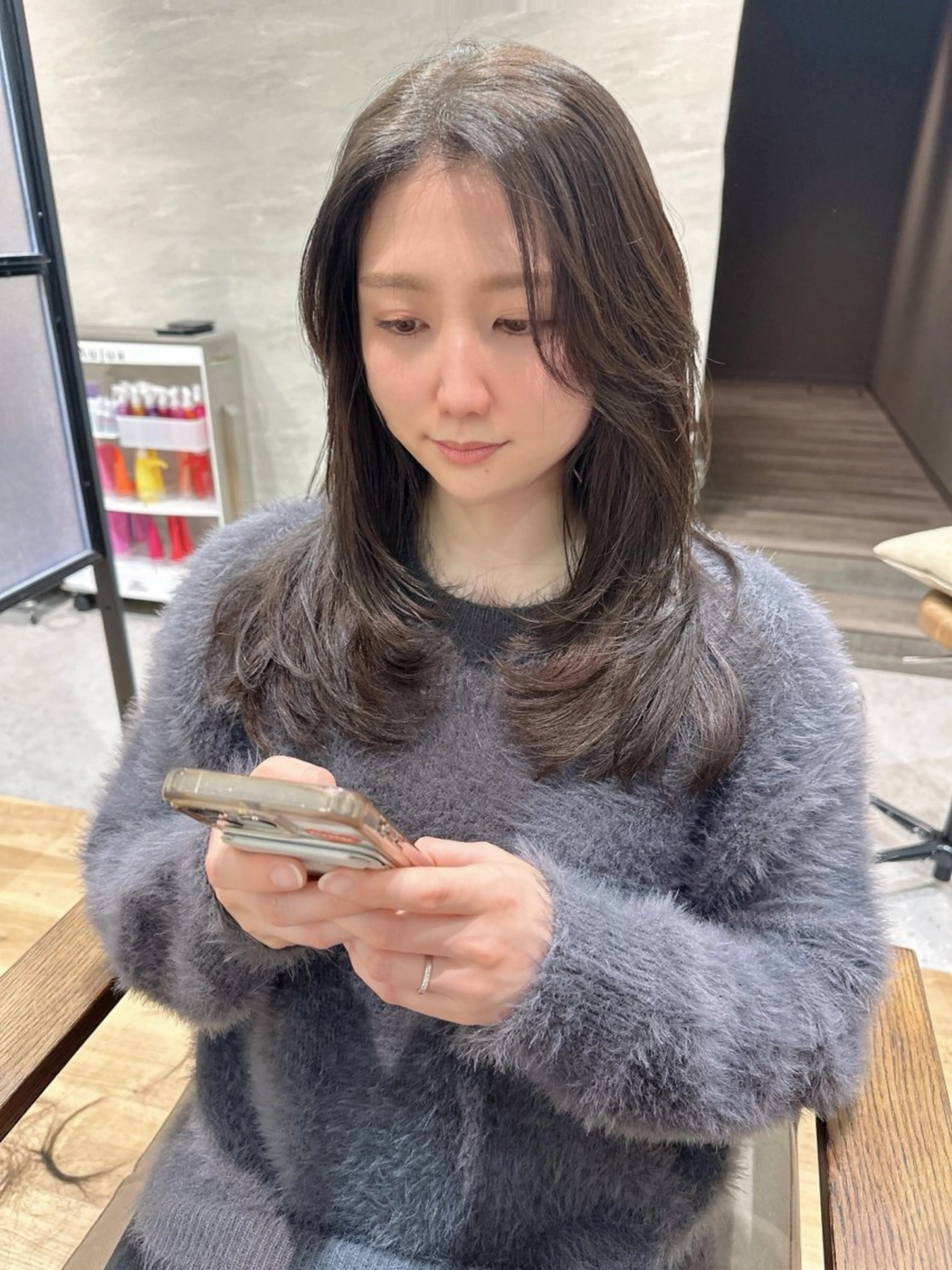 ロング レイヤーカット つくば 【Ciqi】 あくつのヘアスタイル