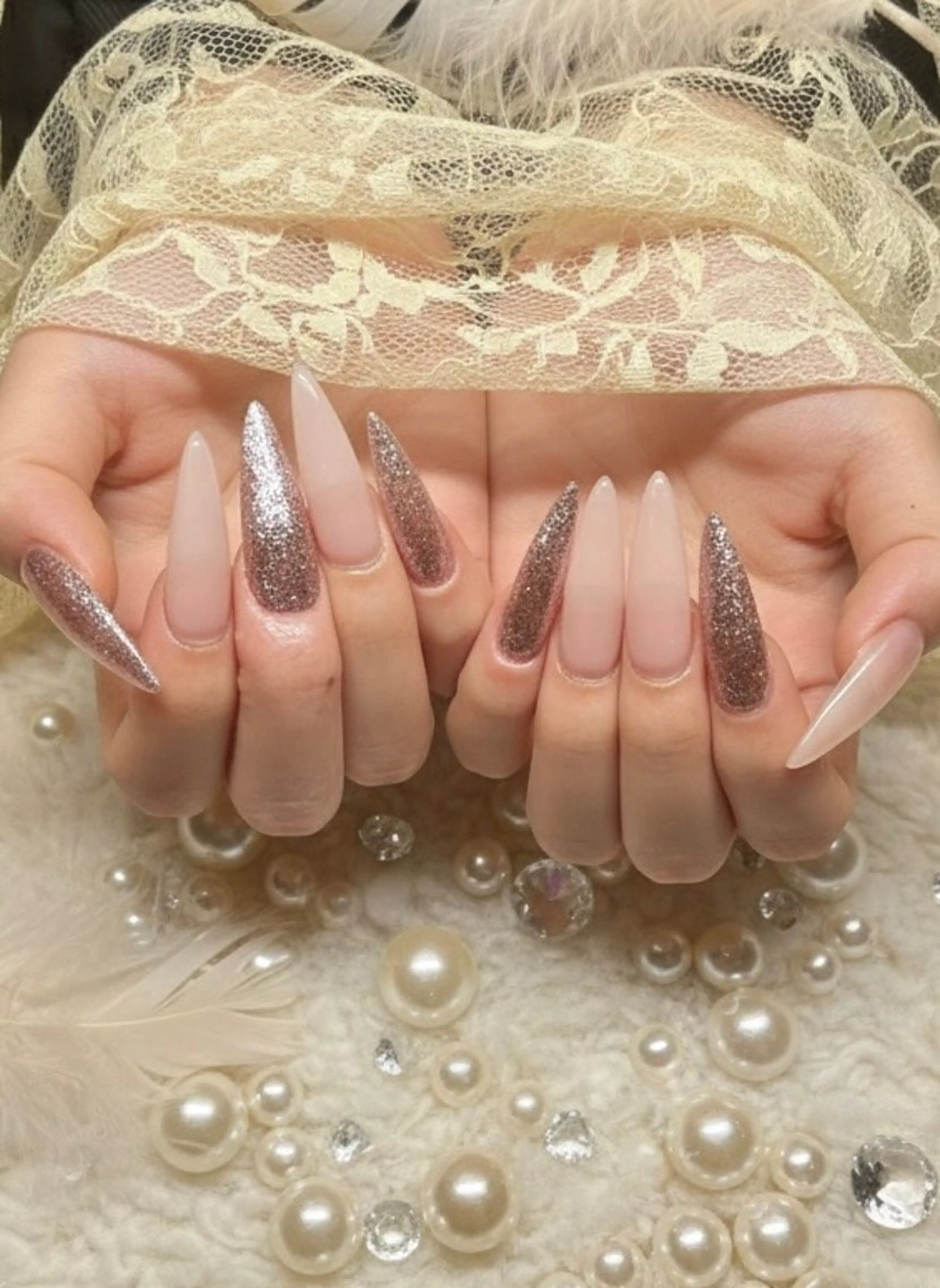 ネイル 長さ出し 韓国ネイル ロングネイル メンズネイル ワンカラーネイル ハンドネイル 24時間営業 UNABOMBAのネイルデザイン