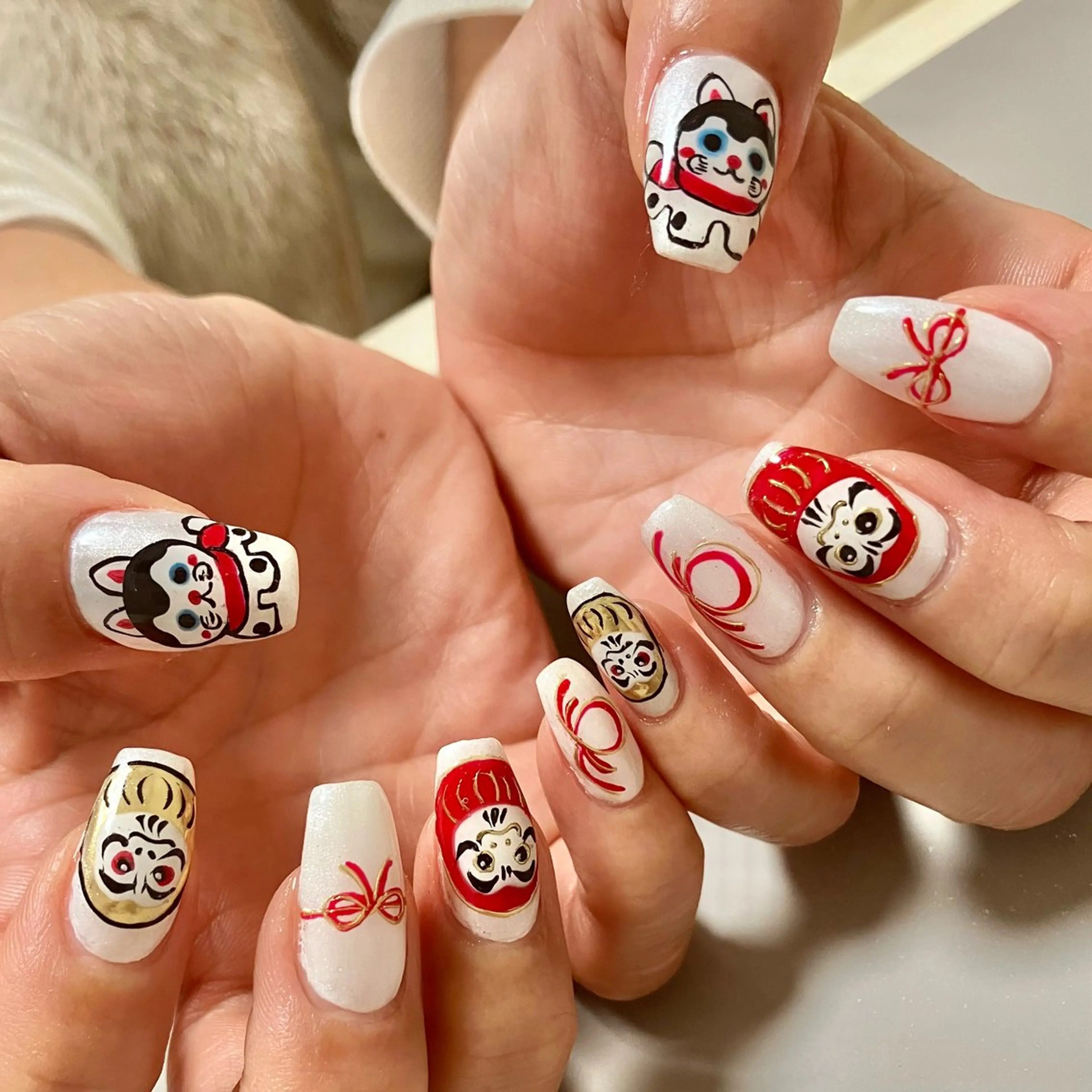 ネイル 京都桂/フィルイン /自爪育成/三品のネイルデザイン