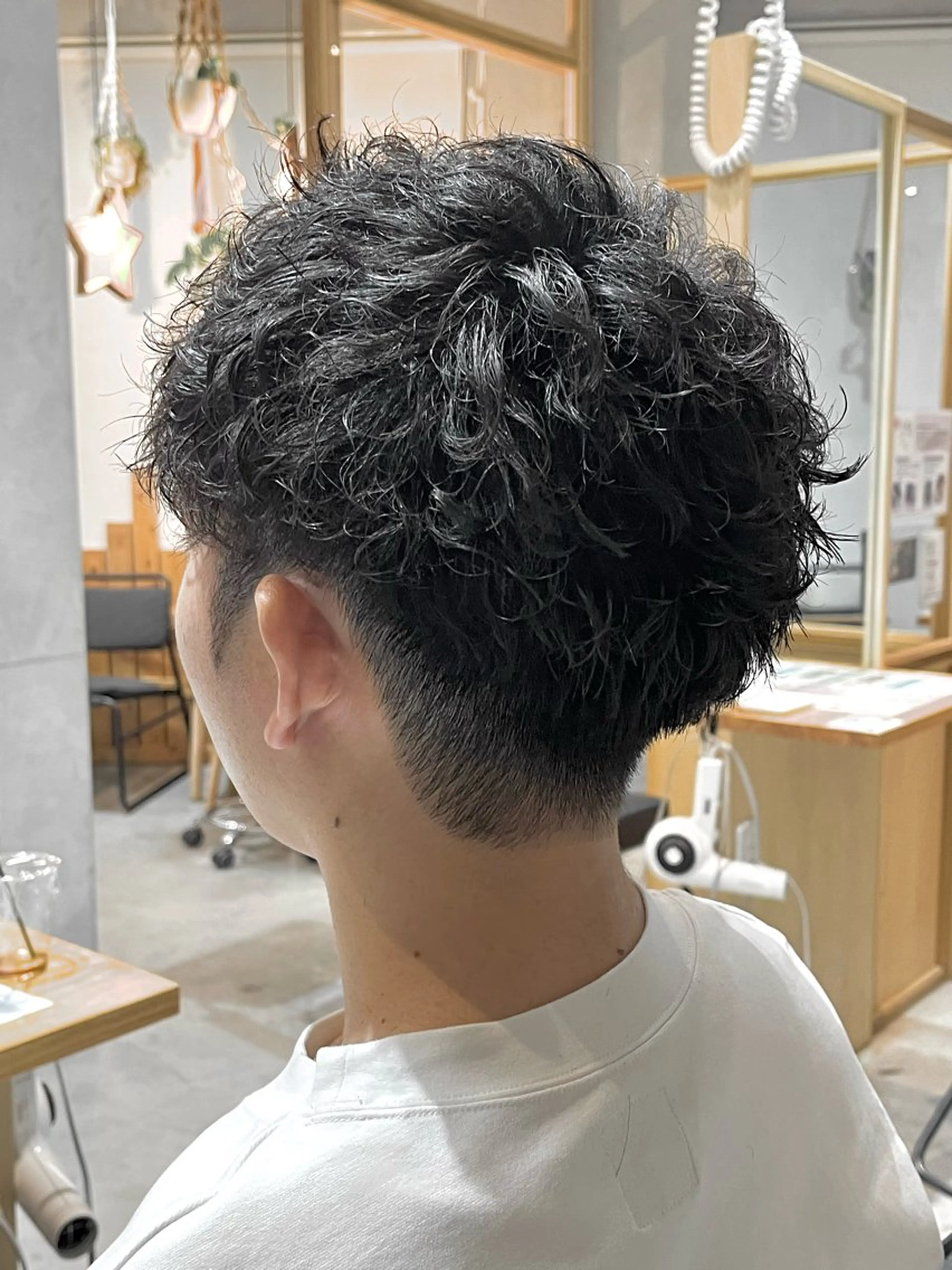 ショート パーマ メンズ FERIA fam 北千里のヘアスタイル