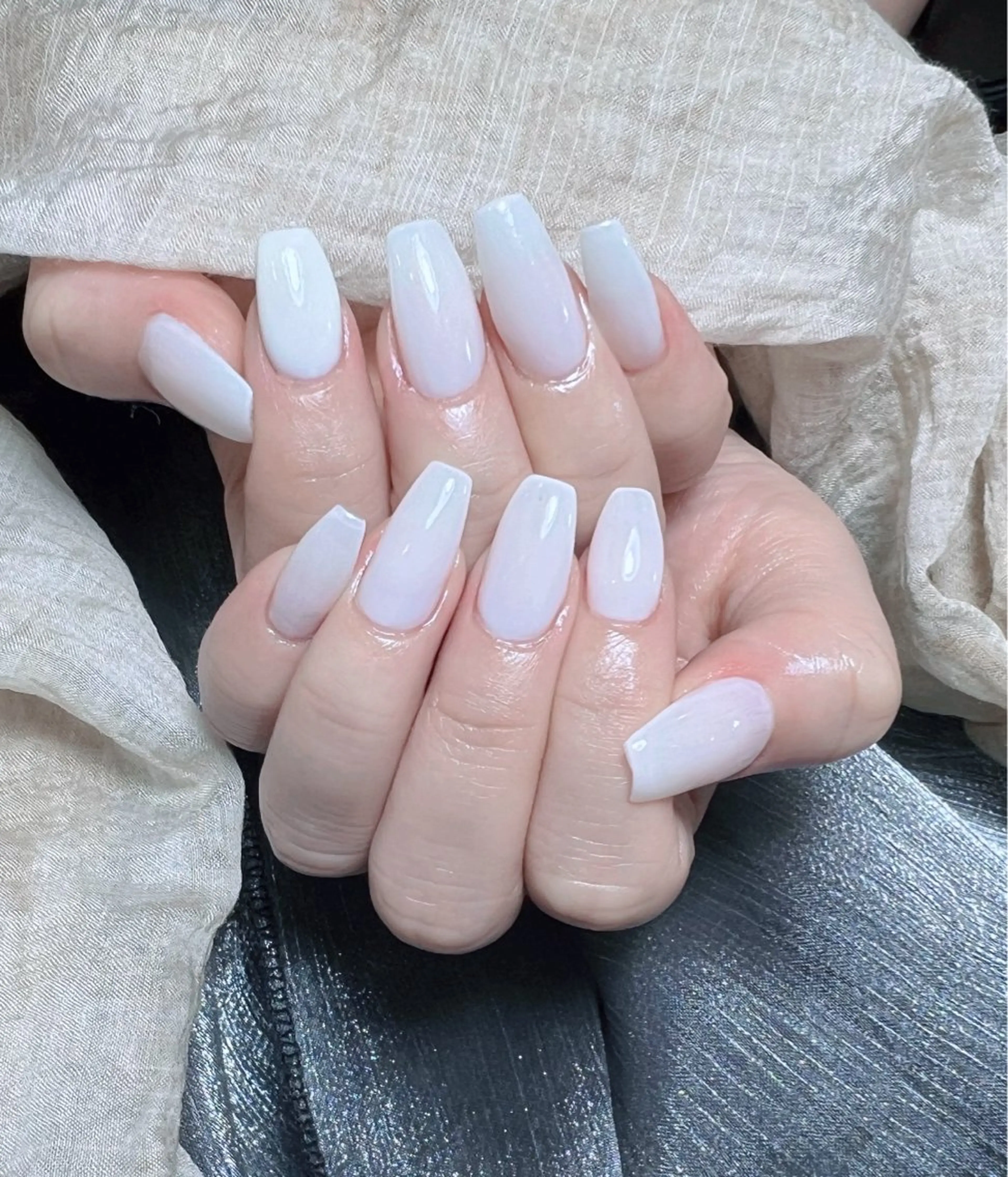 ネイル ワンカラーネイル ネイルチップ mo moのネイルデザイン