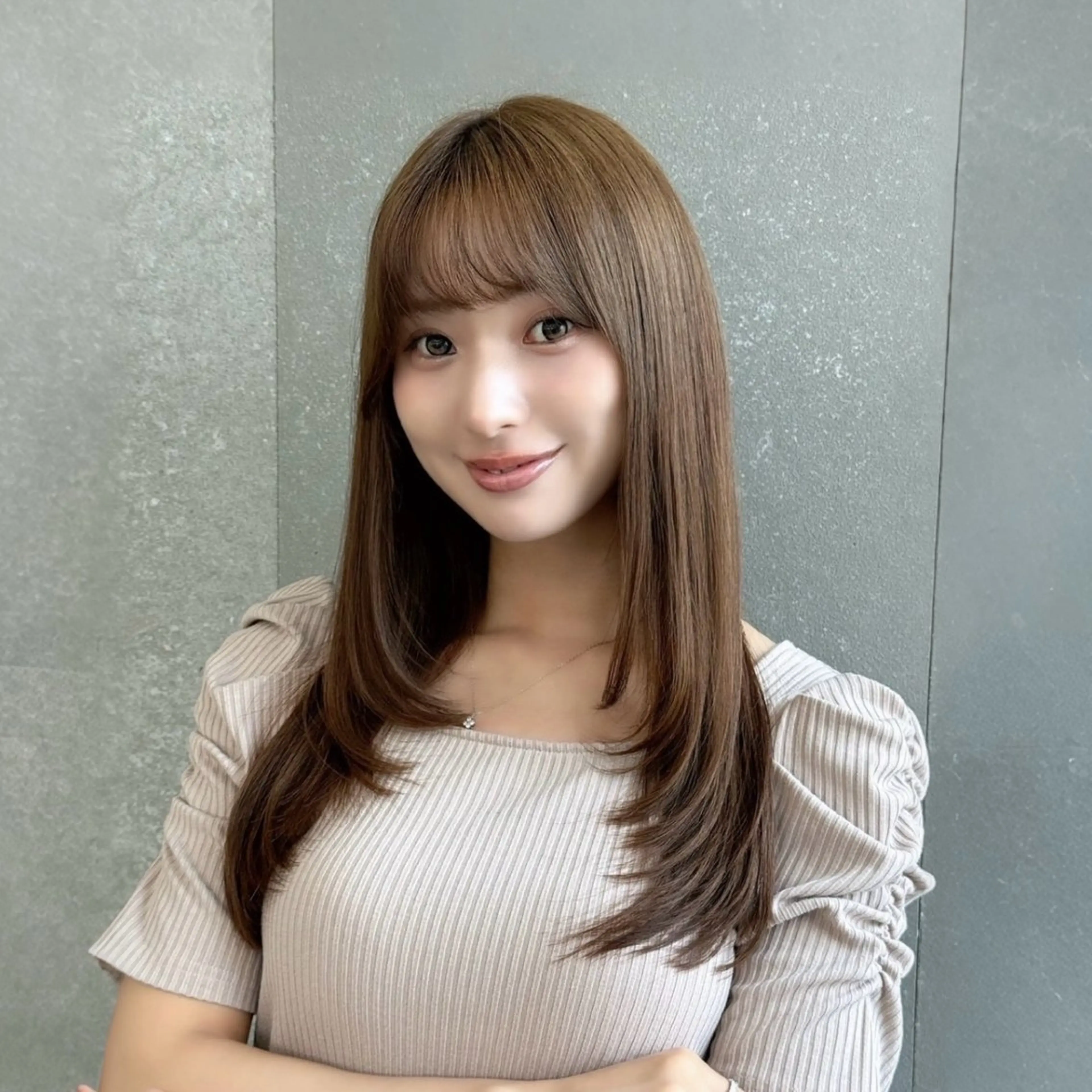 ロング カラー カット ヘアカラー トリートメント 💫銀座/レイヤーカ ット髪質改善/RYUのヘアスタイル