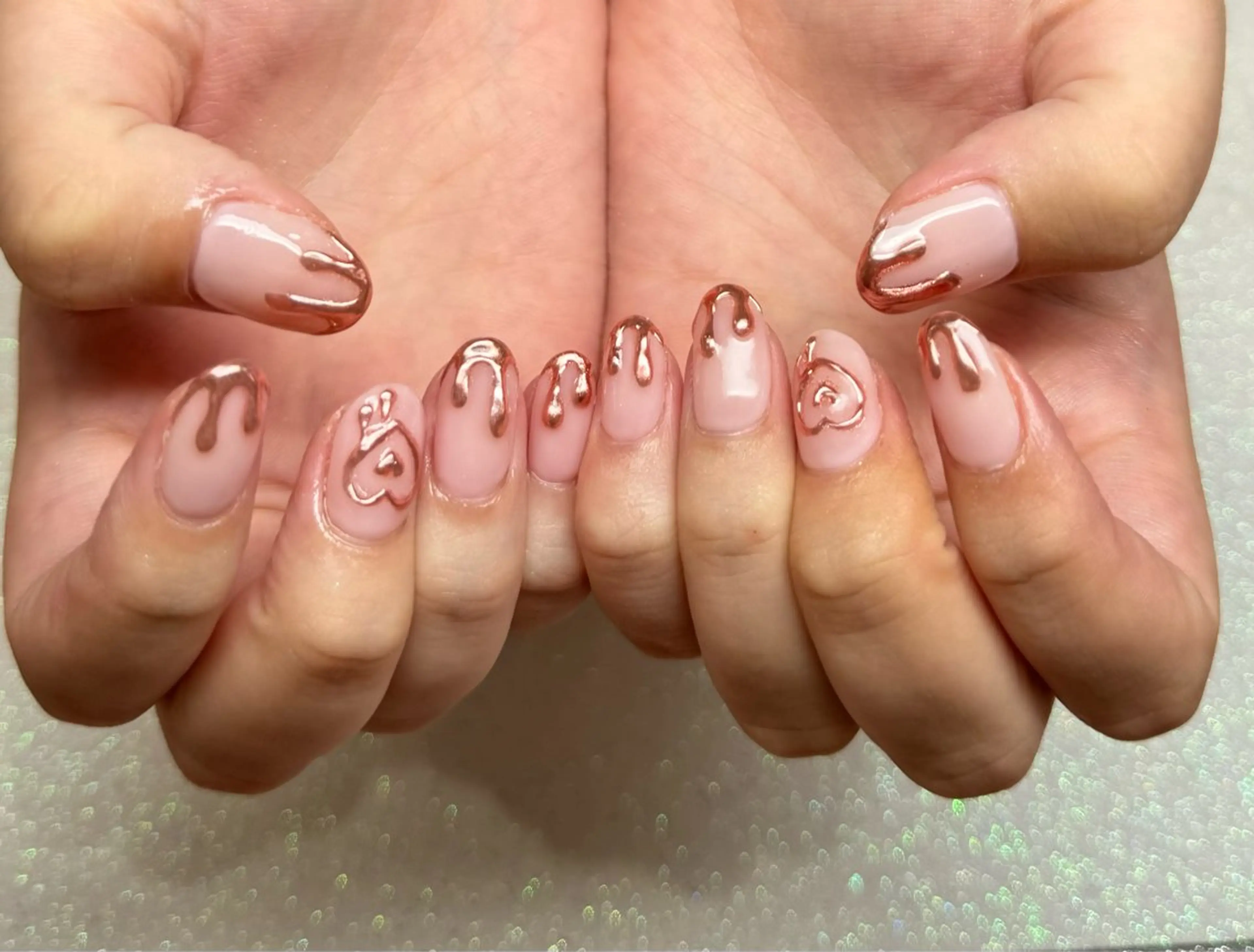 ネイル ハンドネイル VIERU 🌈🎀💖のネイルデザイン