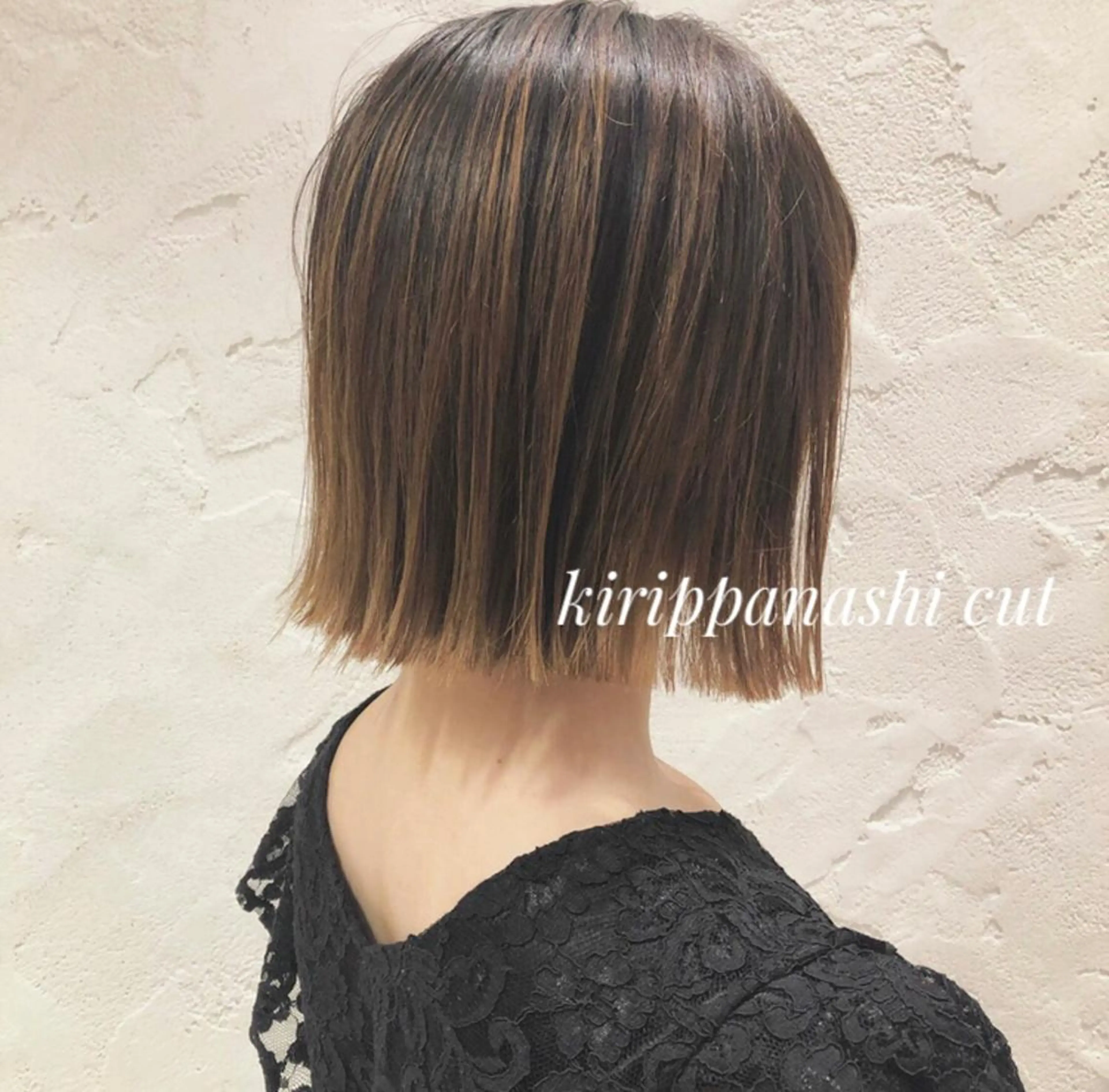 ショート 切りっぱなしボブ ボブ 外ハネヘア カット ヘッドスパ Hair Salon BOTTOMS所属・✨透明感ケアカラー✨ 長野ゆきなのヘアスタイル