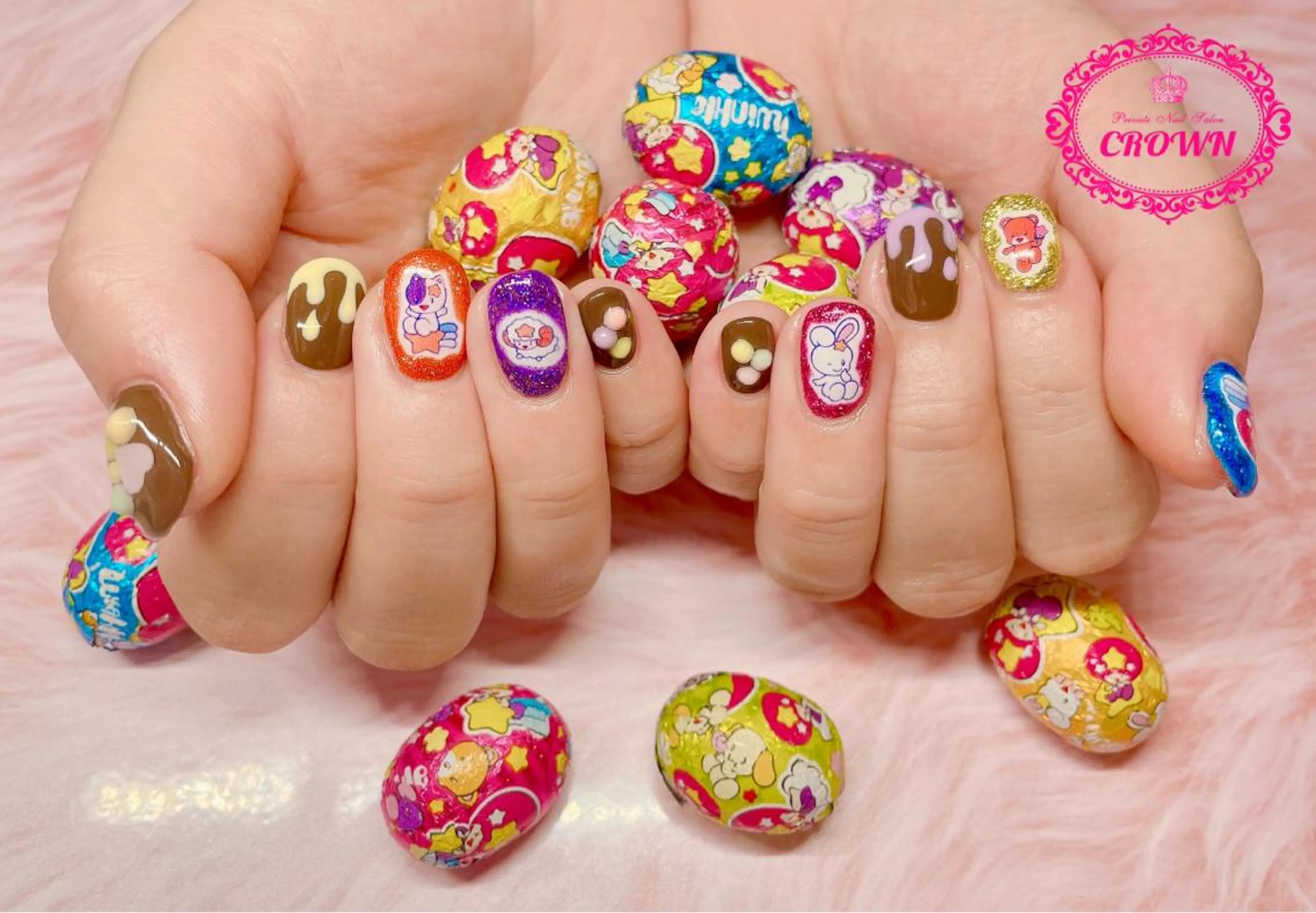 ネイル CROWN プライベートサロンのネイルデザイン