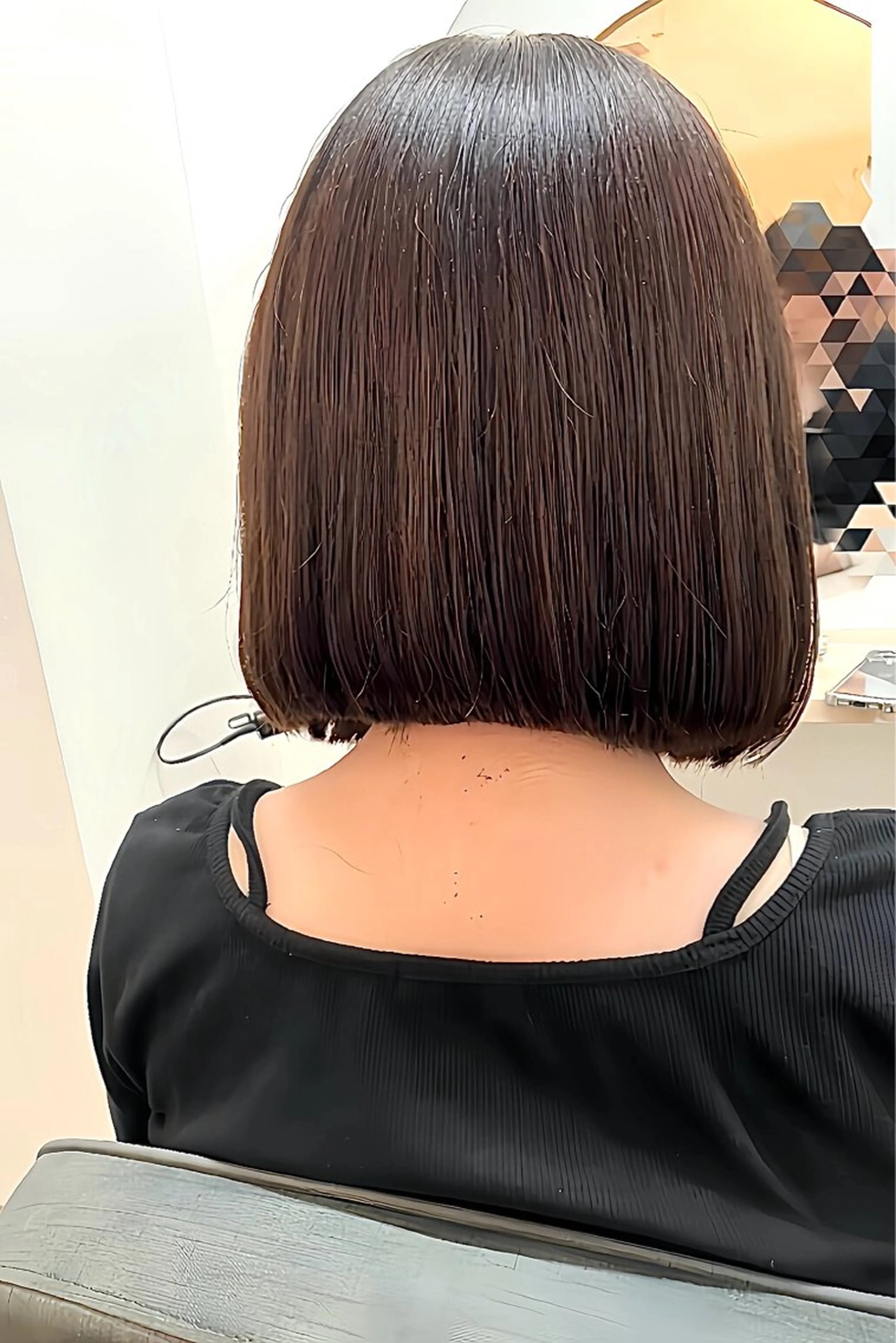 ミディアム ボブ ウルフ・ハイレイヤー 🌟ナカノ・ユウヤのヘアスタイル