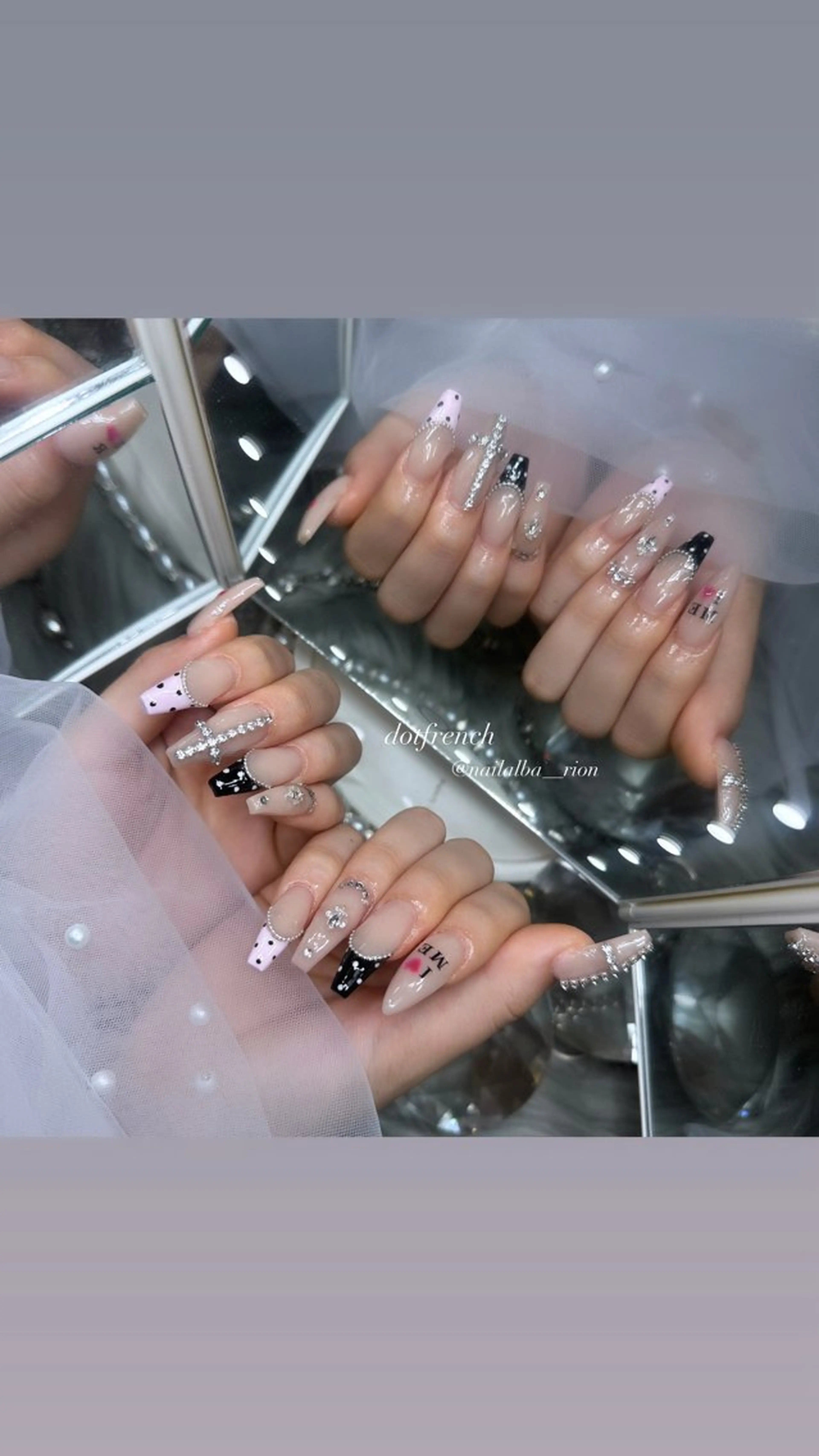 ネイル 加納 莉音のネイルデザイン