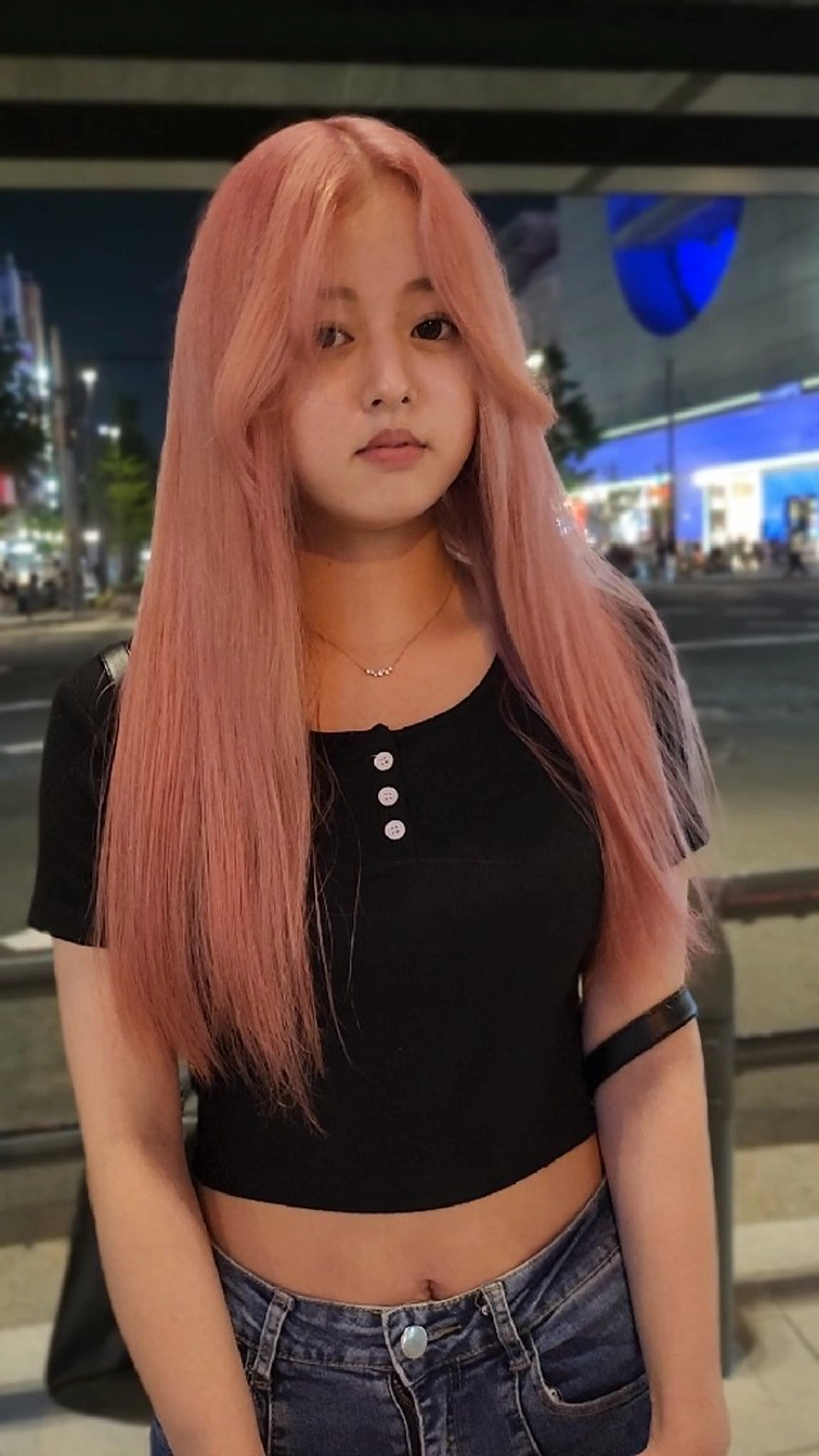 ロング カラー ピンクカラー LYLICK所属・ケアブリーチ特化 same 🦈のヘアスタイル