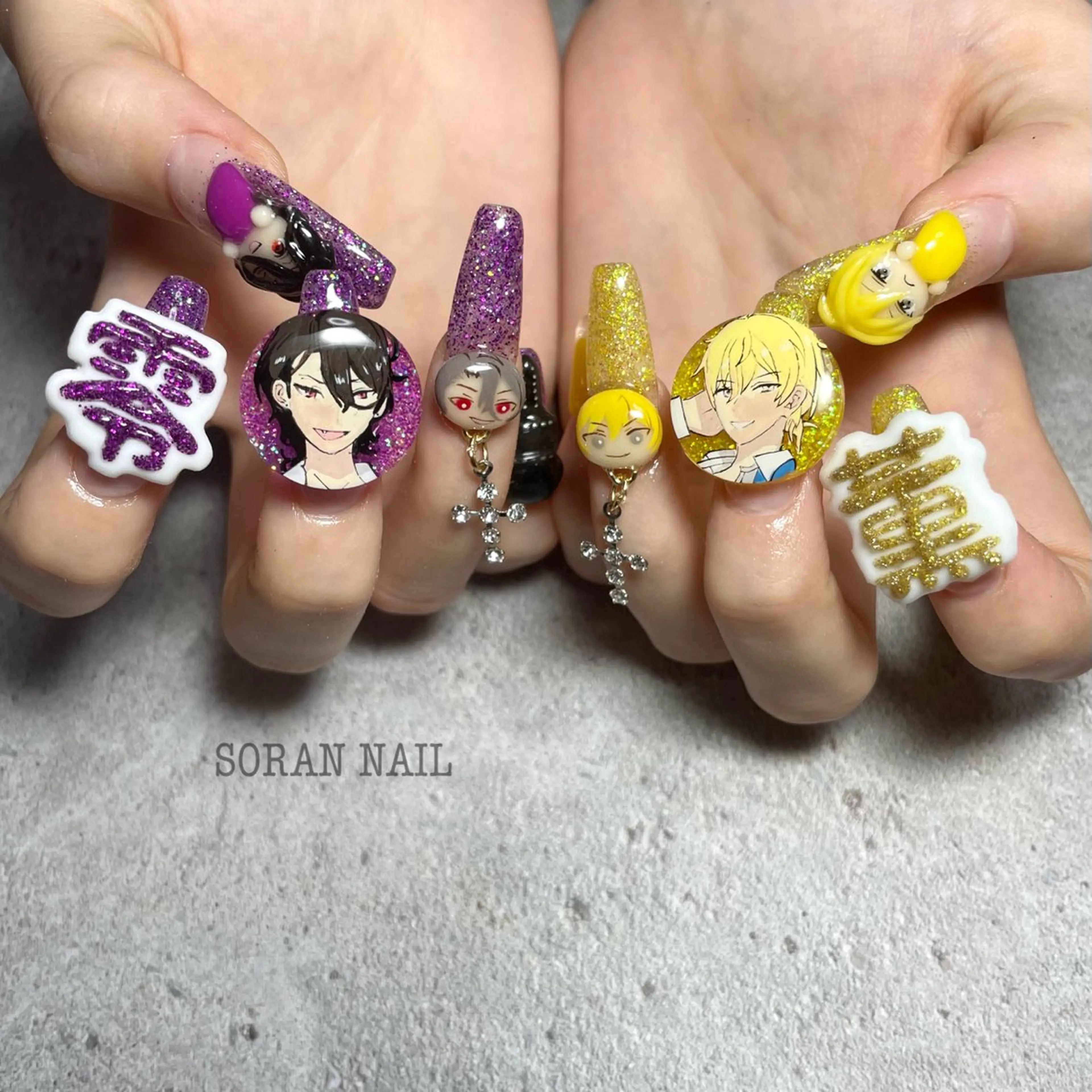 ハンドネイル フットネイル soran nailのネイルデザイン