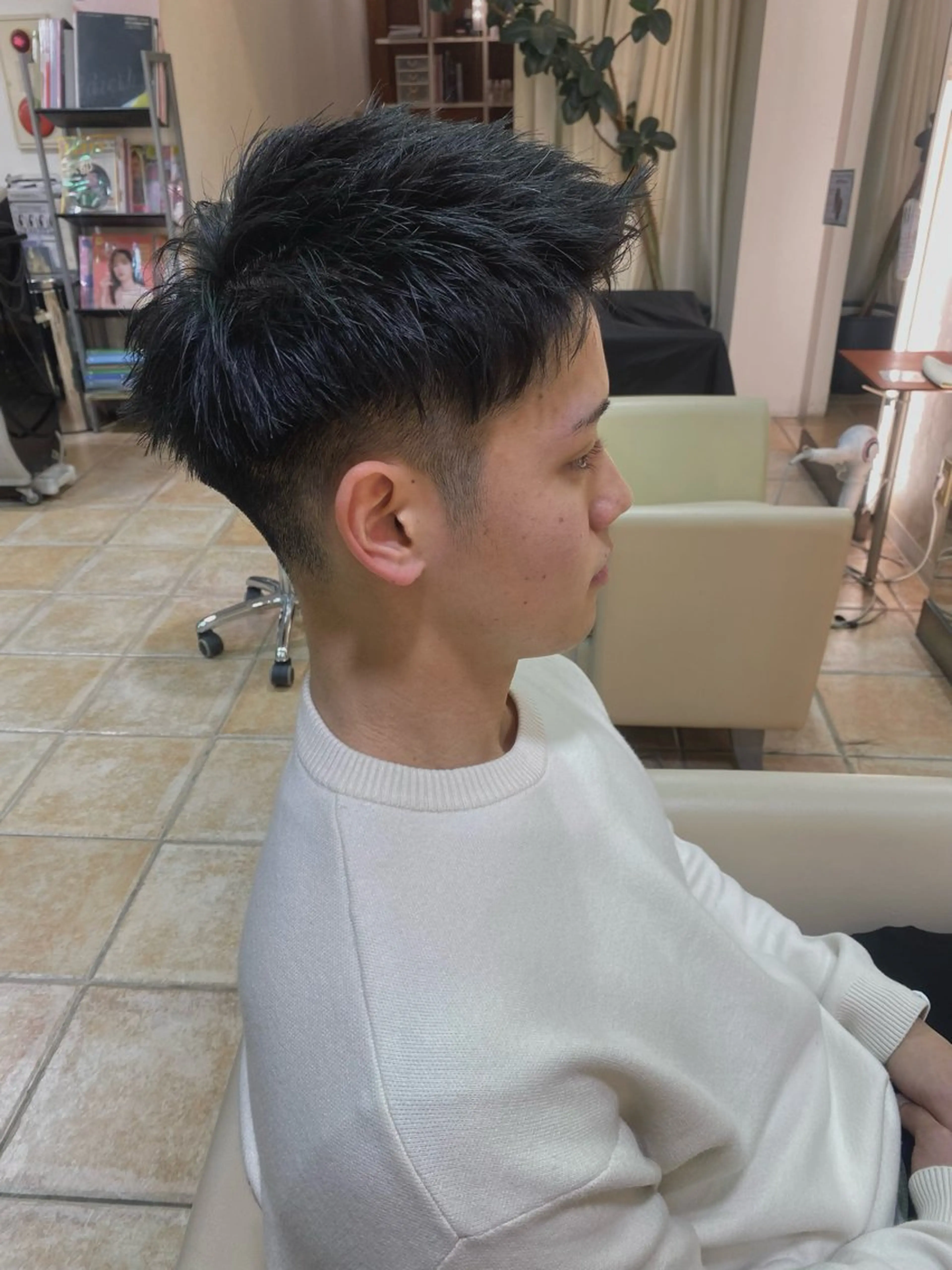 ショート メンズ Fuse所属・Hana ⭐️カラーモデル募集のヘアスタイル