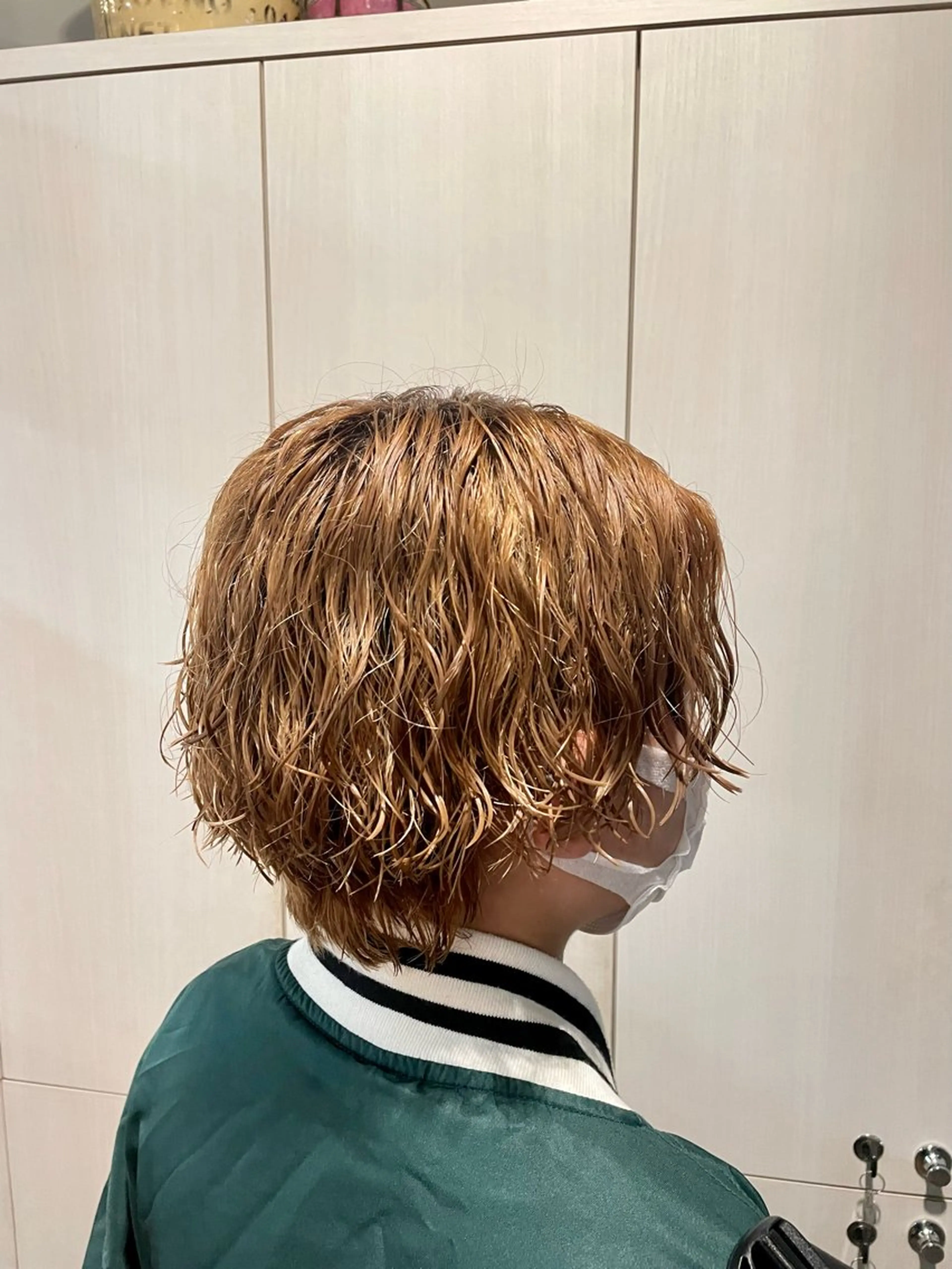 ミディアム パーマ サトウ コウキ  メンズのヘアスタイル