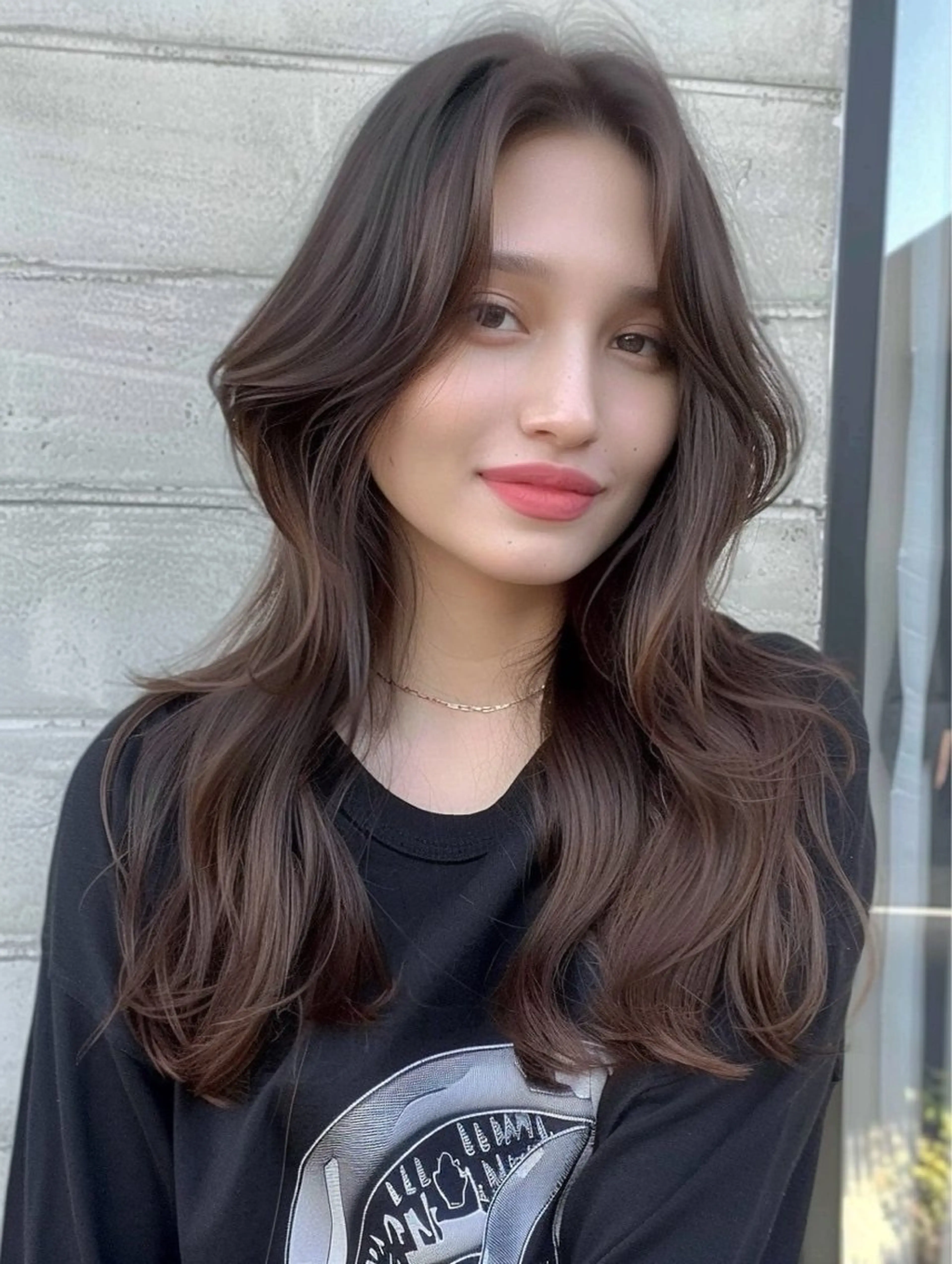 セミロング カラー ヘアカラー トリートメント 新 心寧のヘアスタイル