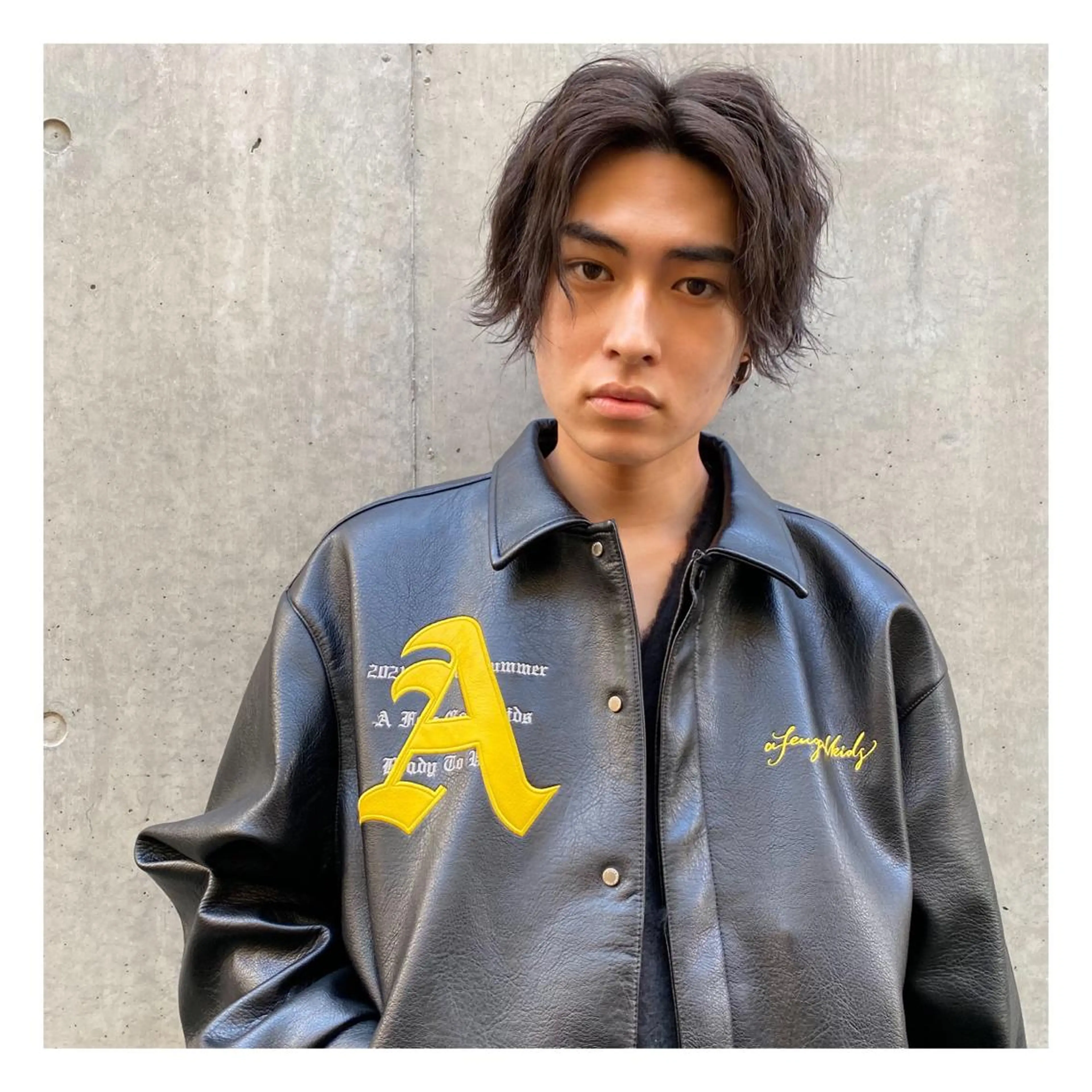 パーマ メンズ カット パーマ 菊池大一 溝の口パーマのヘアスタイル