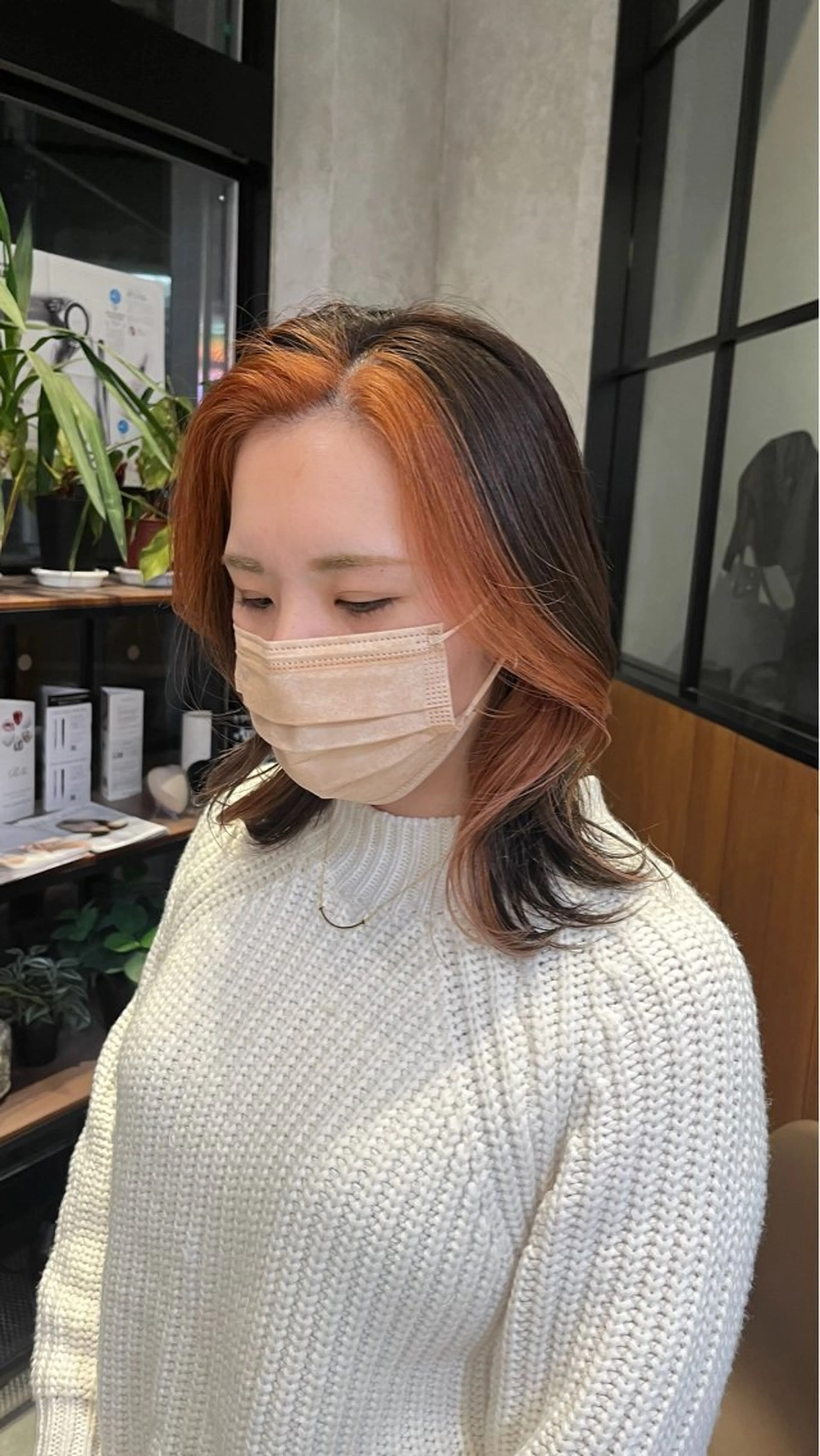 セミロング カラー yuuri🎀/大宮 /韓国ヘア/レイヤーのヘアスタイル