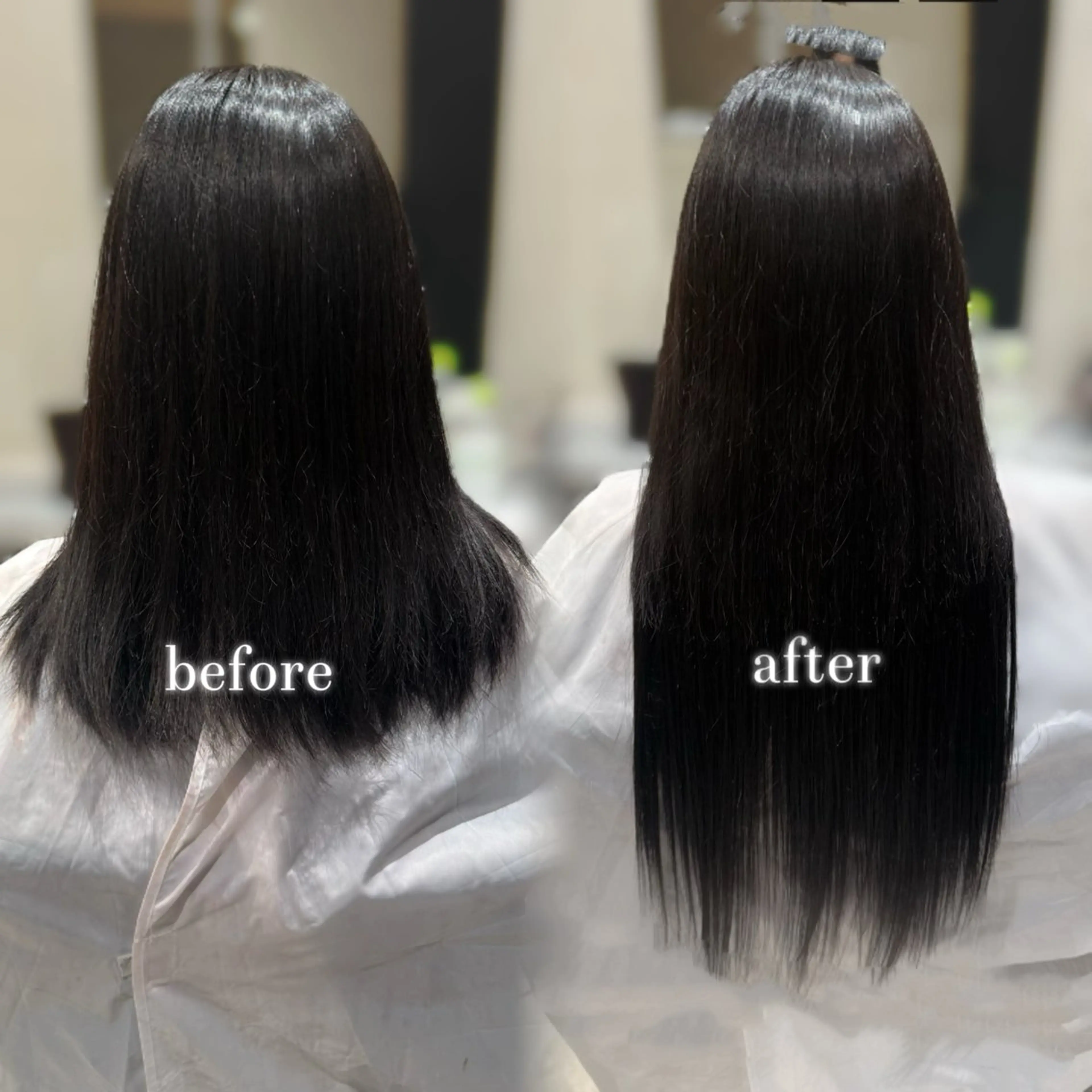 ロング カット ヘアカラー トリートメント エクステ エクステ/艶髪 HARUKA🎀のヘアスタイル