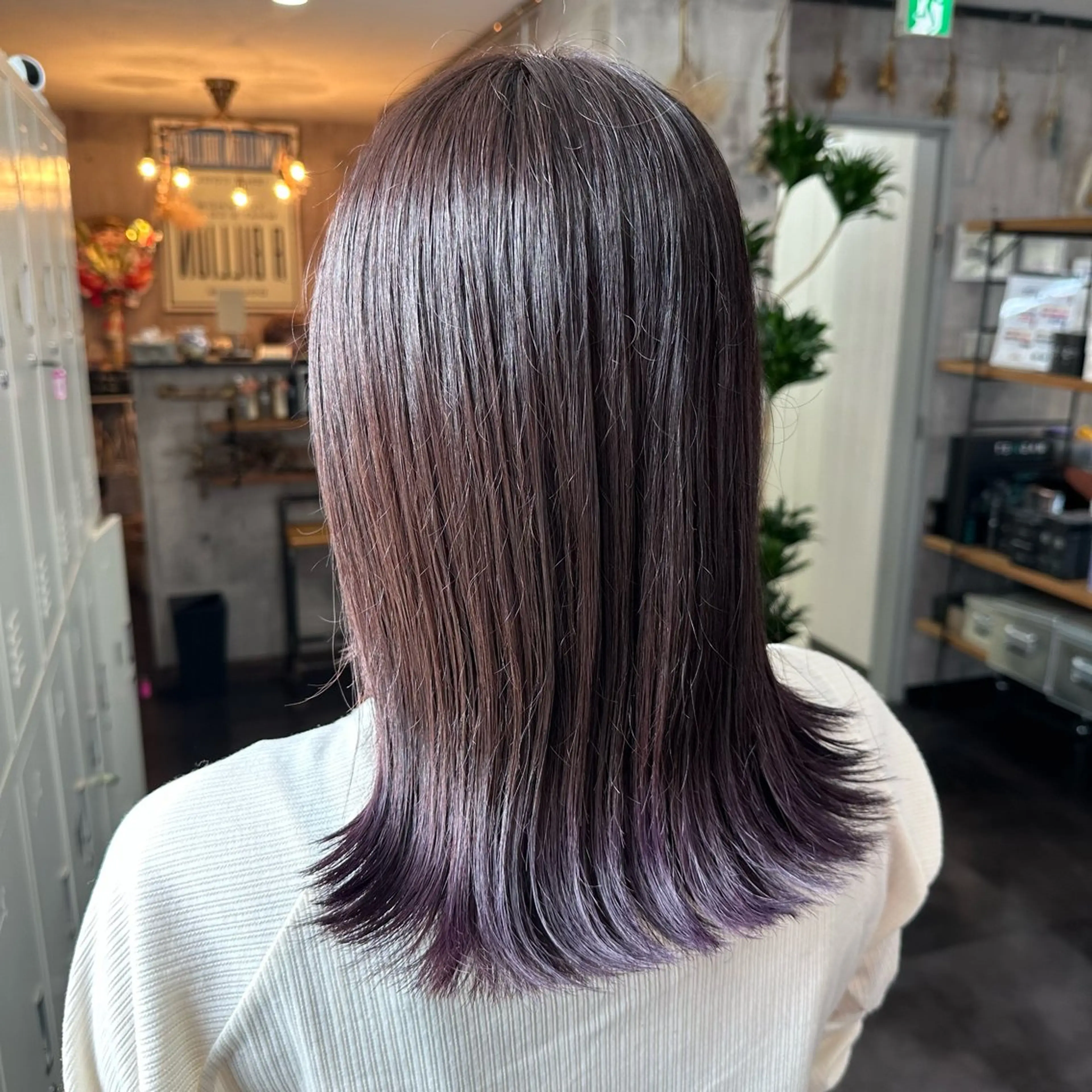 セミロング カラー カット ヘアカラー トリートメント 枚方 tomee 🦋南部　しほ🦋のヘアスタイル