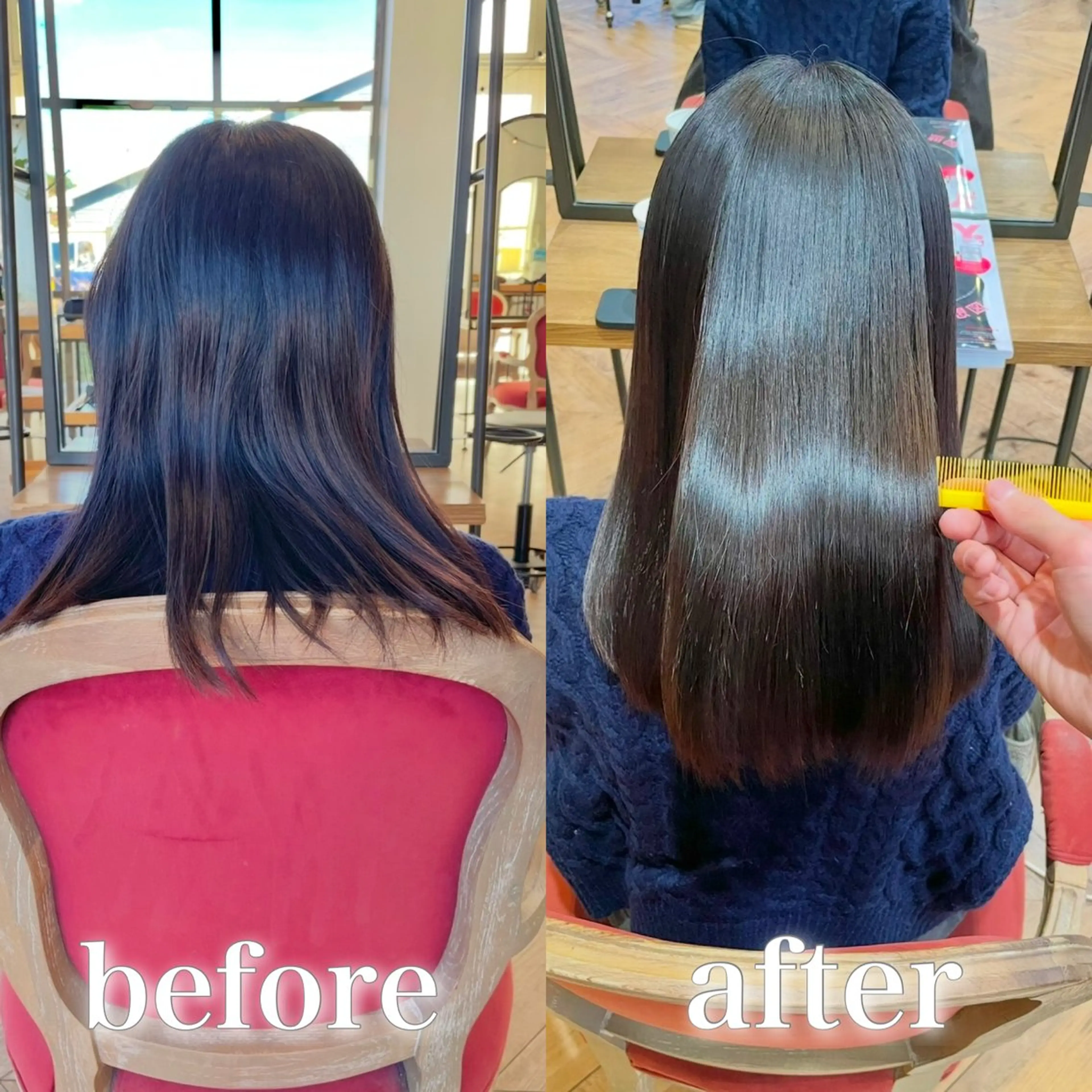 ロング パーマ 髪質改善 ストレートパーマ カット 縮毛矯正 トリートメント エターナル所属・髪質改善特化 谷口祐綺のヘアスタイル