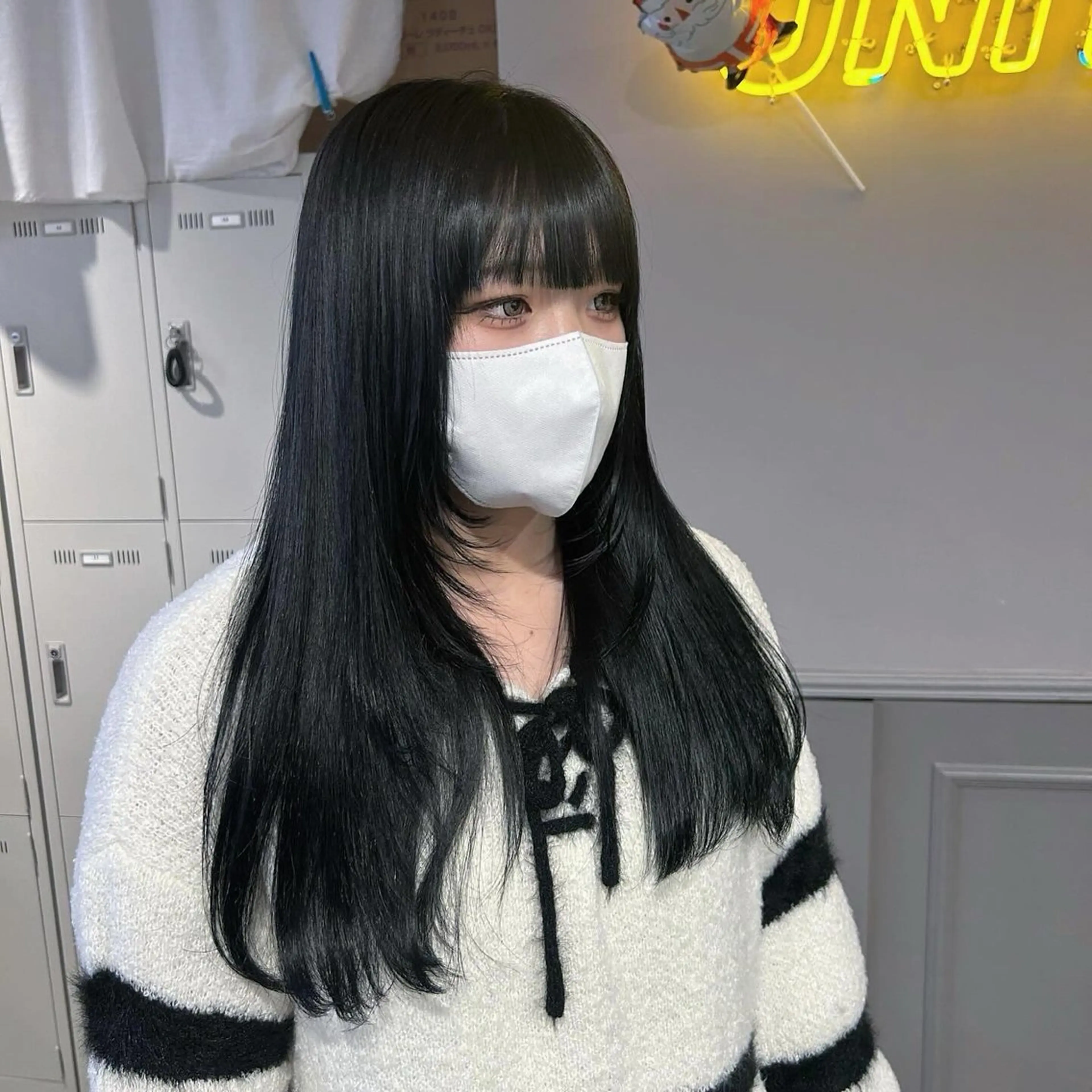 ロング カラー パーマ ヘアアレンジ メンズ キッズ カット ヘアカラー トリートメント ヘアセット ブリーチなしカラー/ ブラウン/レイヤーのヘアスタイル