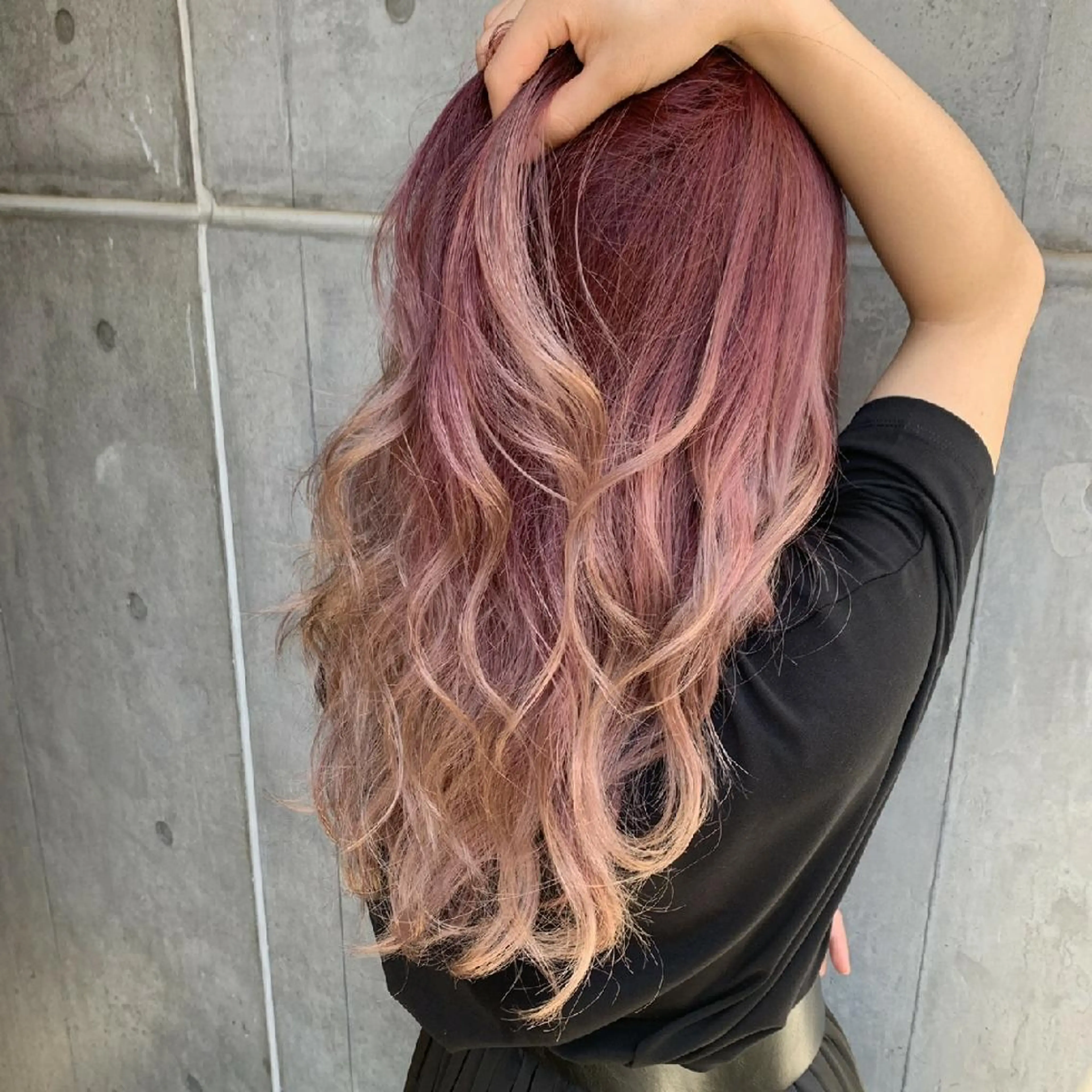 ロング ヘアアレンジ カラー 髪質改善/縮毛/新宿 🫧SUZUKA🫧のヘアスタイル