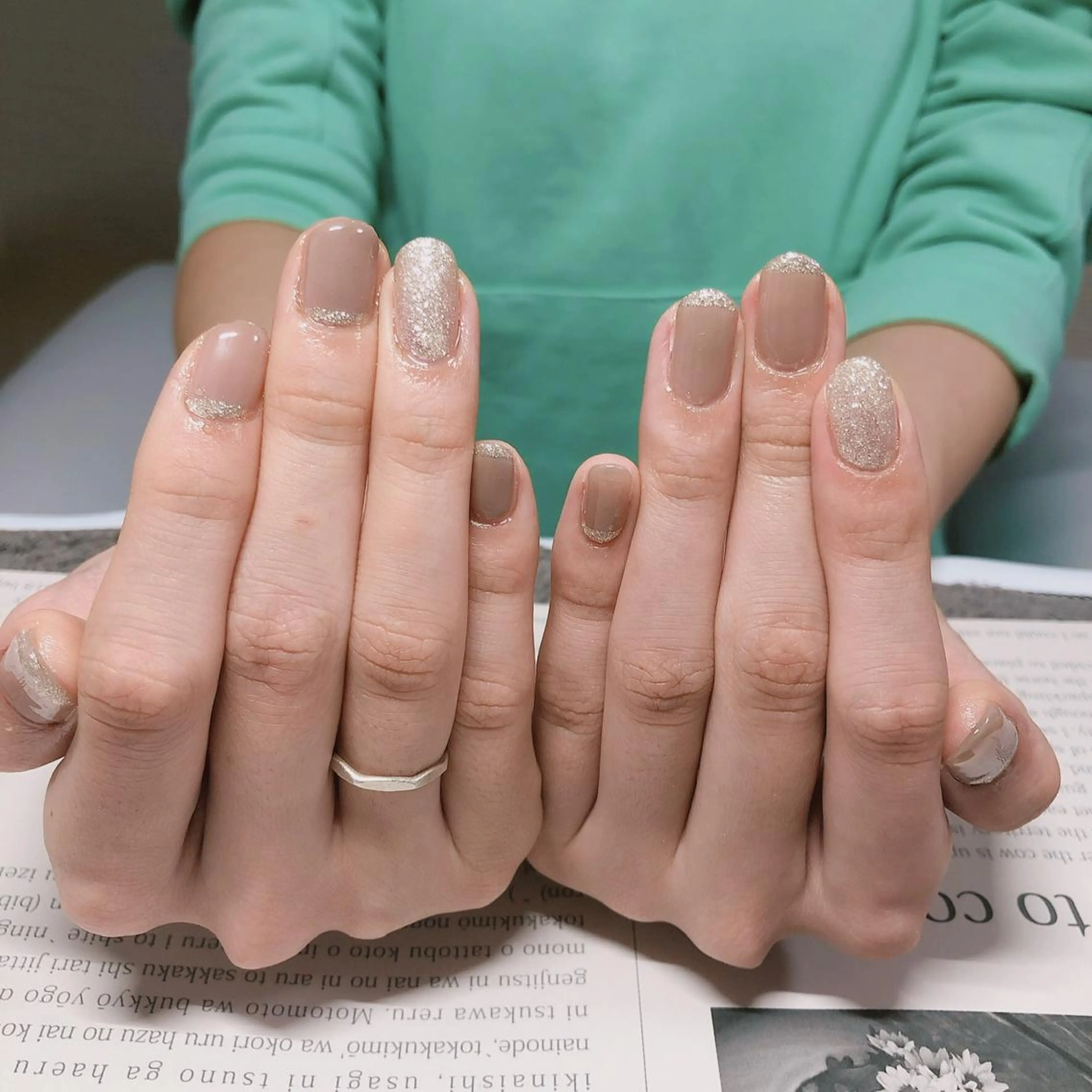 ネイル フレンチネイル 奥園 良恵のネイルデザイン