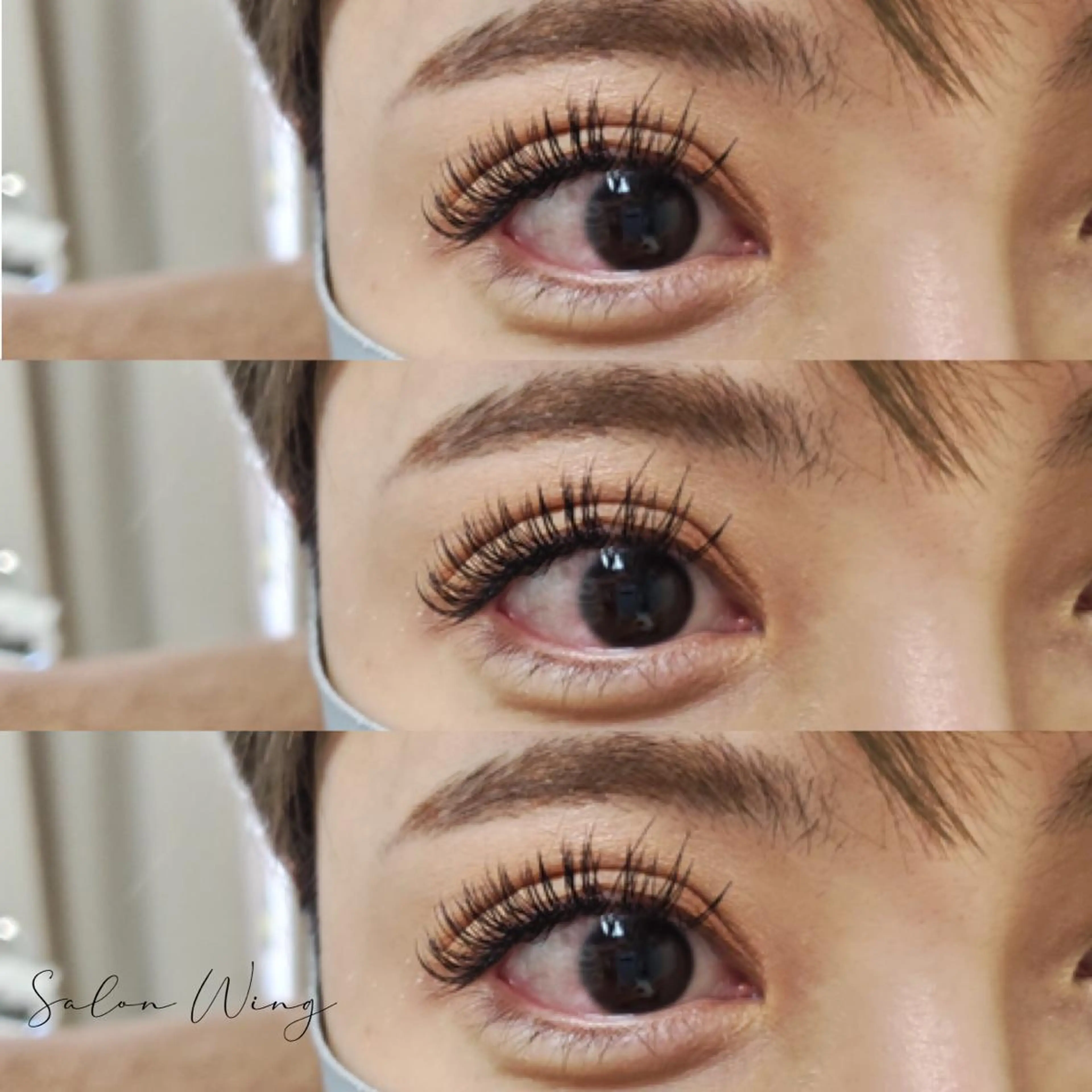 マツエク・マツパ フラットラッシュ Wing所属・wing rinaのマツエク・マツパデザイン