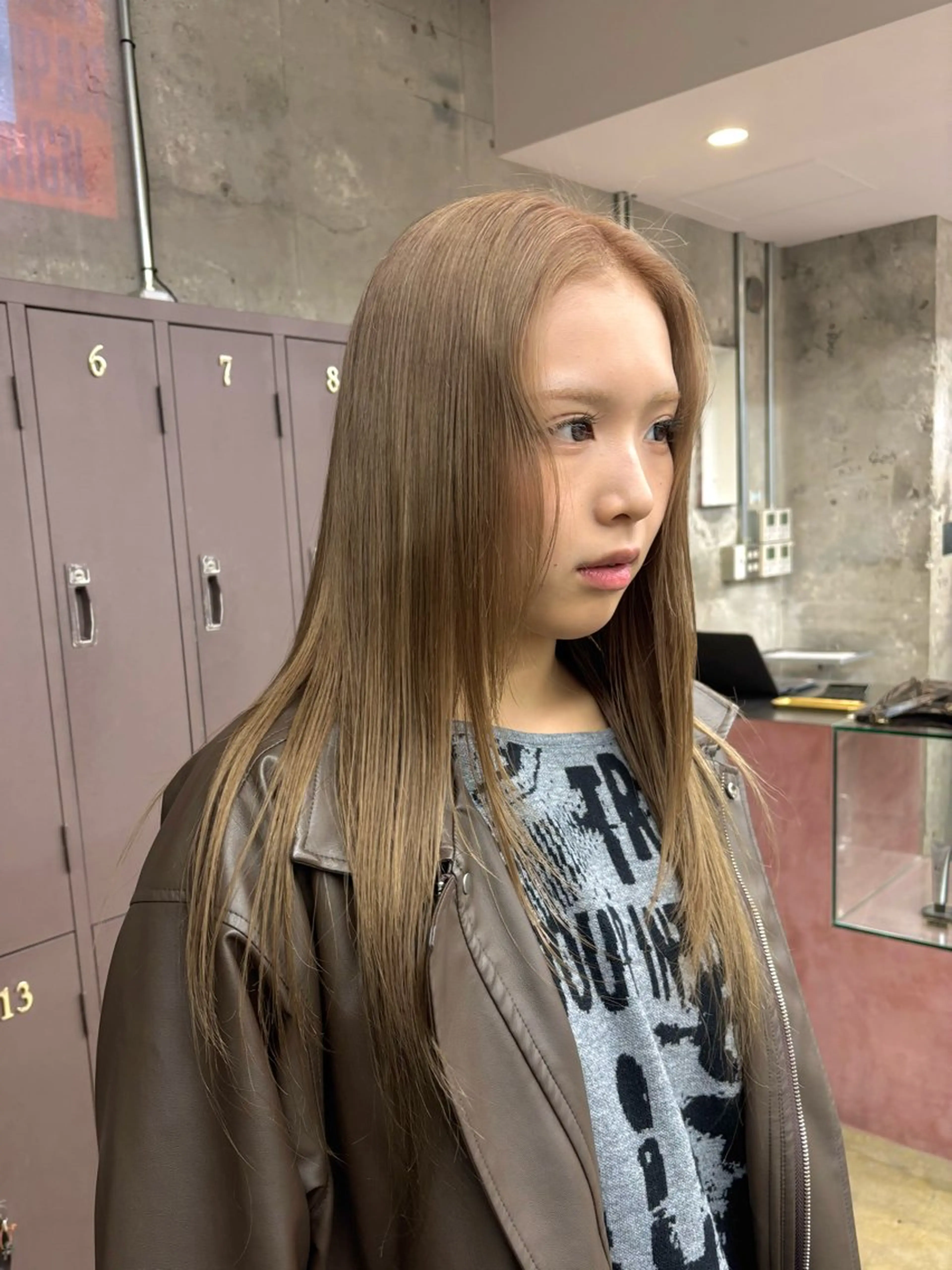 ロング カラー ヘアカラー 宮崎 わか菜/透明感カラーのヘアスタイル